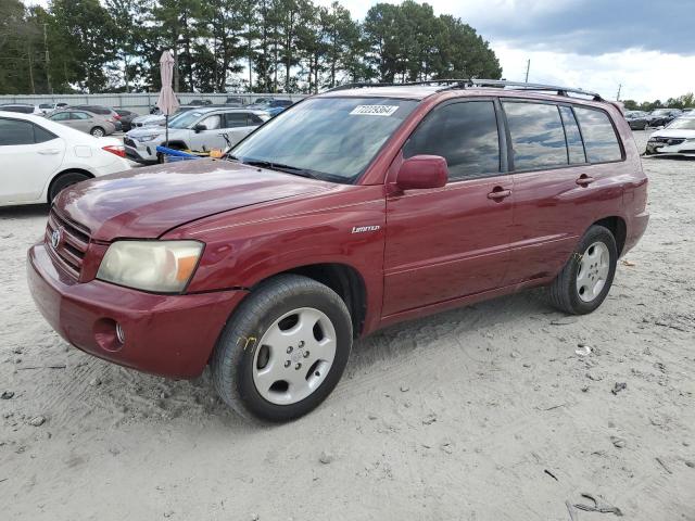 toyota highlander 2006 jtedp21a760102500