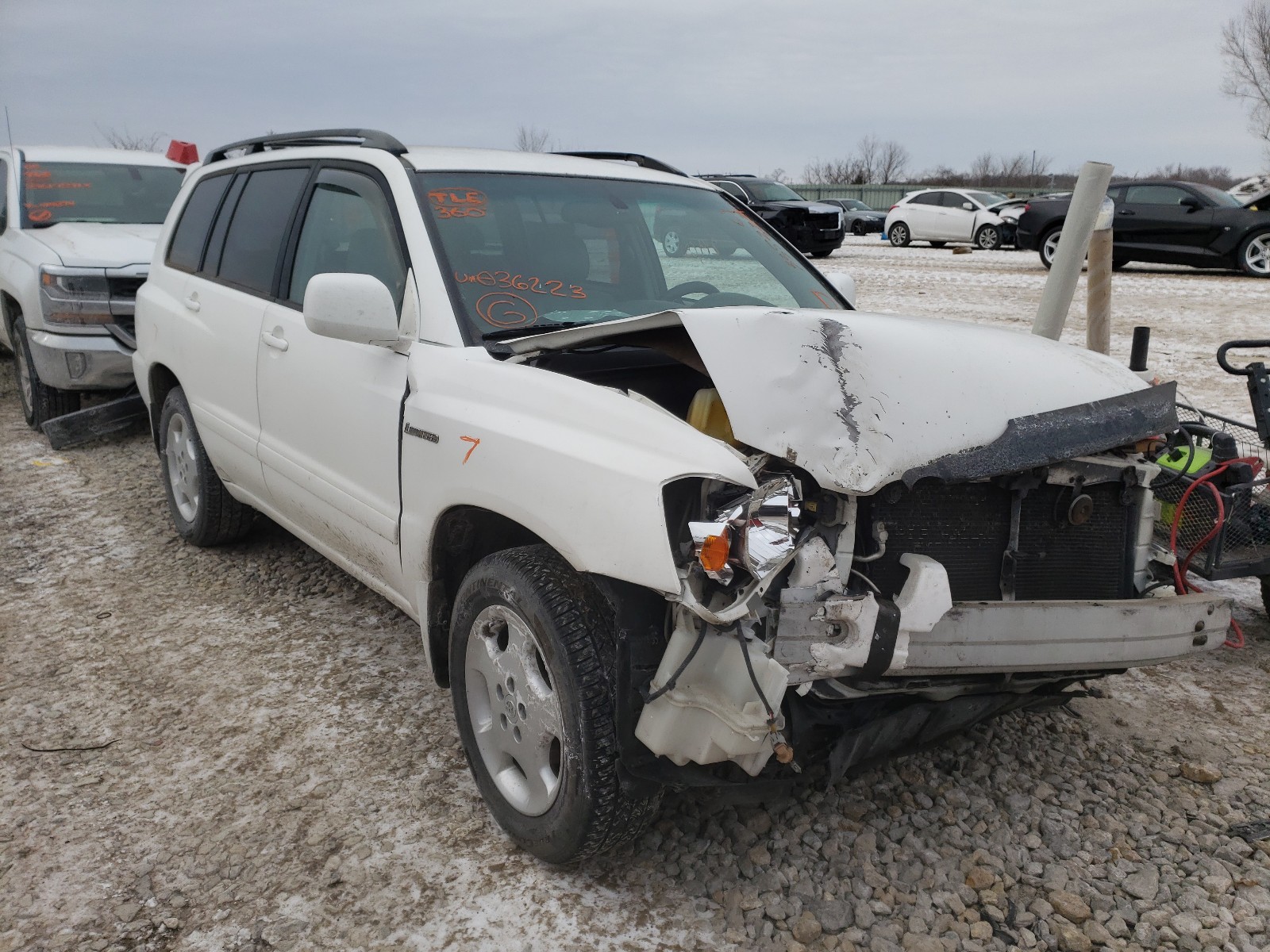 toyota highlander 2004 jtedp21a940036223