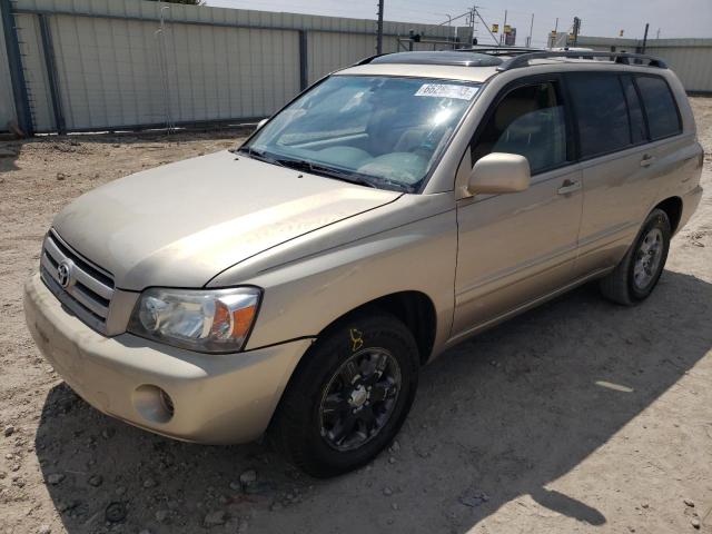 toyota highlander 2004 jtedp21ax40007619