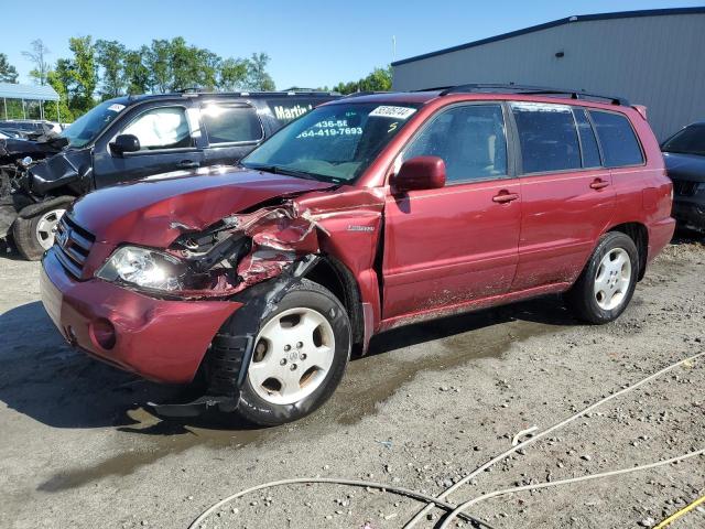 toyota highlander 2005 jtedp21ax50078224