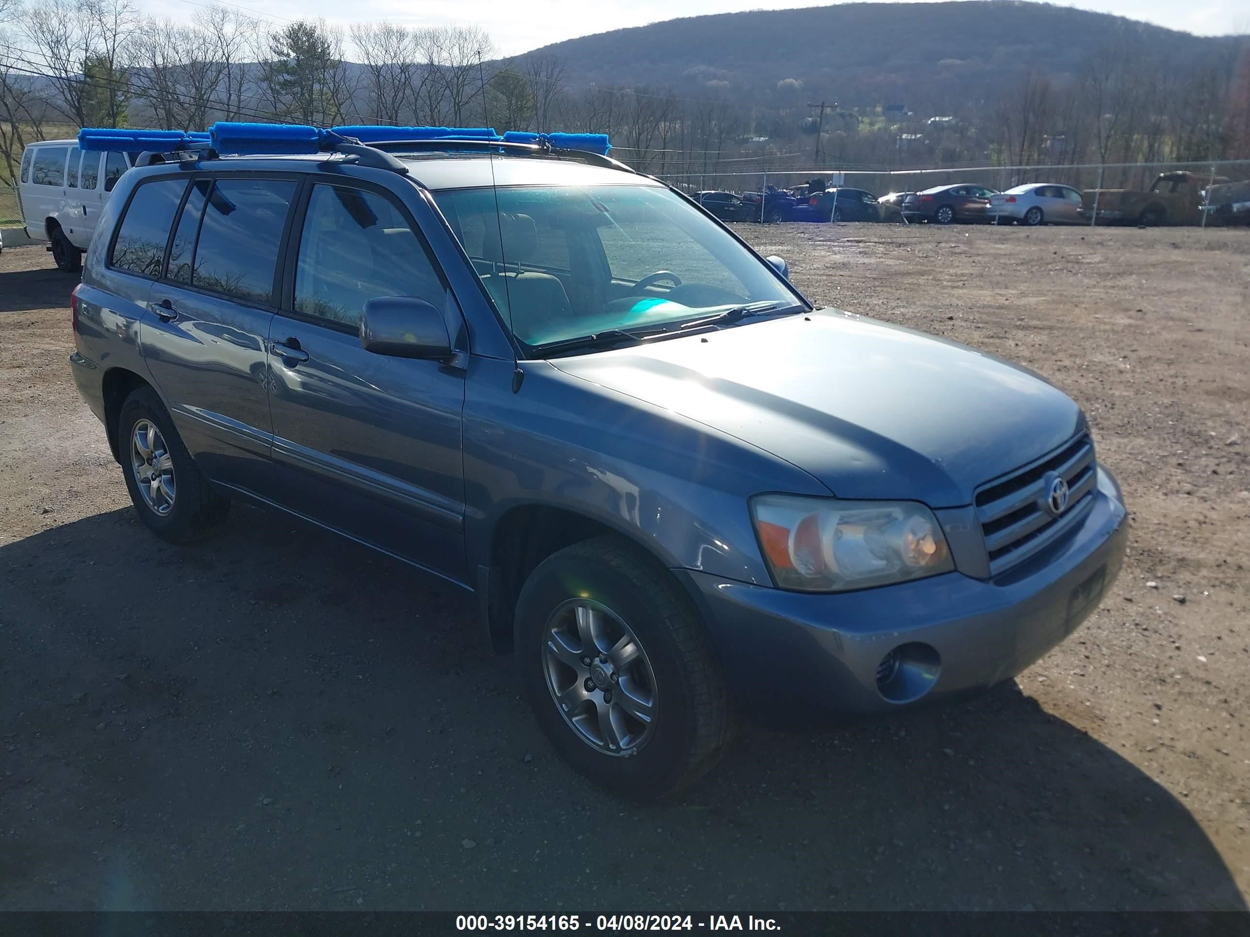 toyota highlander 2005 jtedp21ax50086176