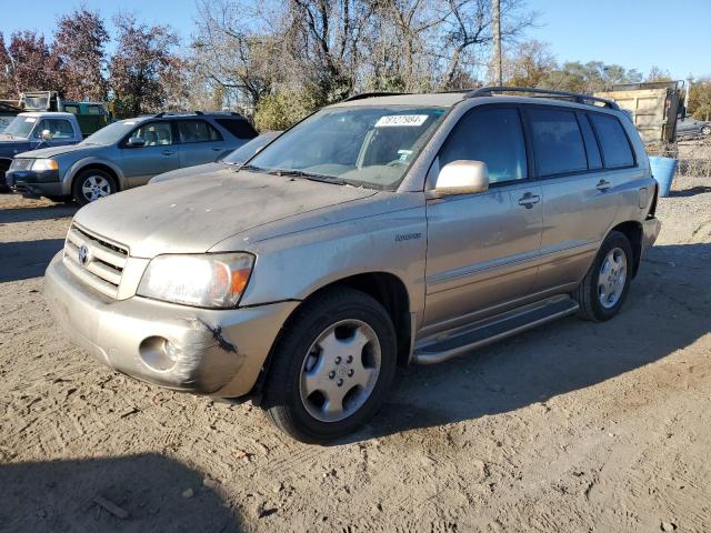 toyota highlander 2006 jtedp21ax60096207