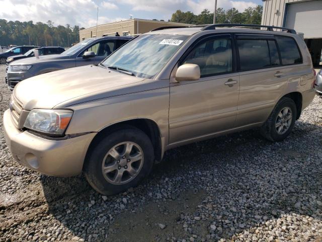 toyota highlander 2006 jtedp21ax60115662