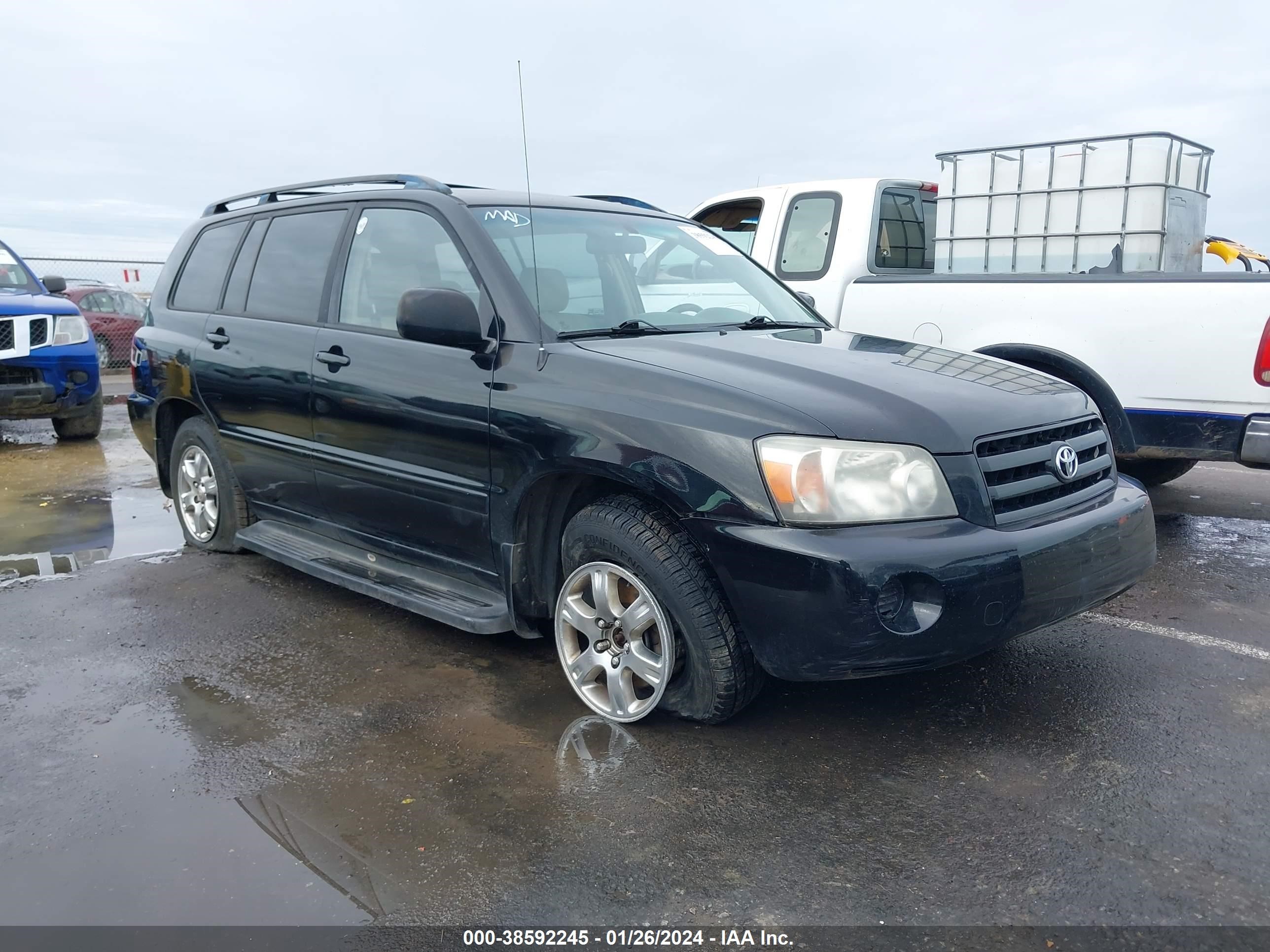 toyota highlander 2006 jtedp21ax60117542