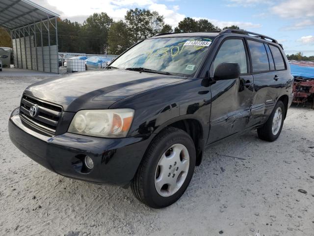 toyota highlander 2006 jtedp21ax60123194