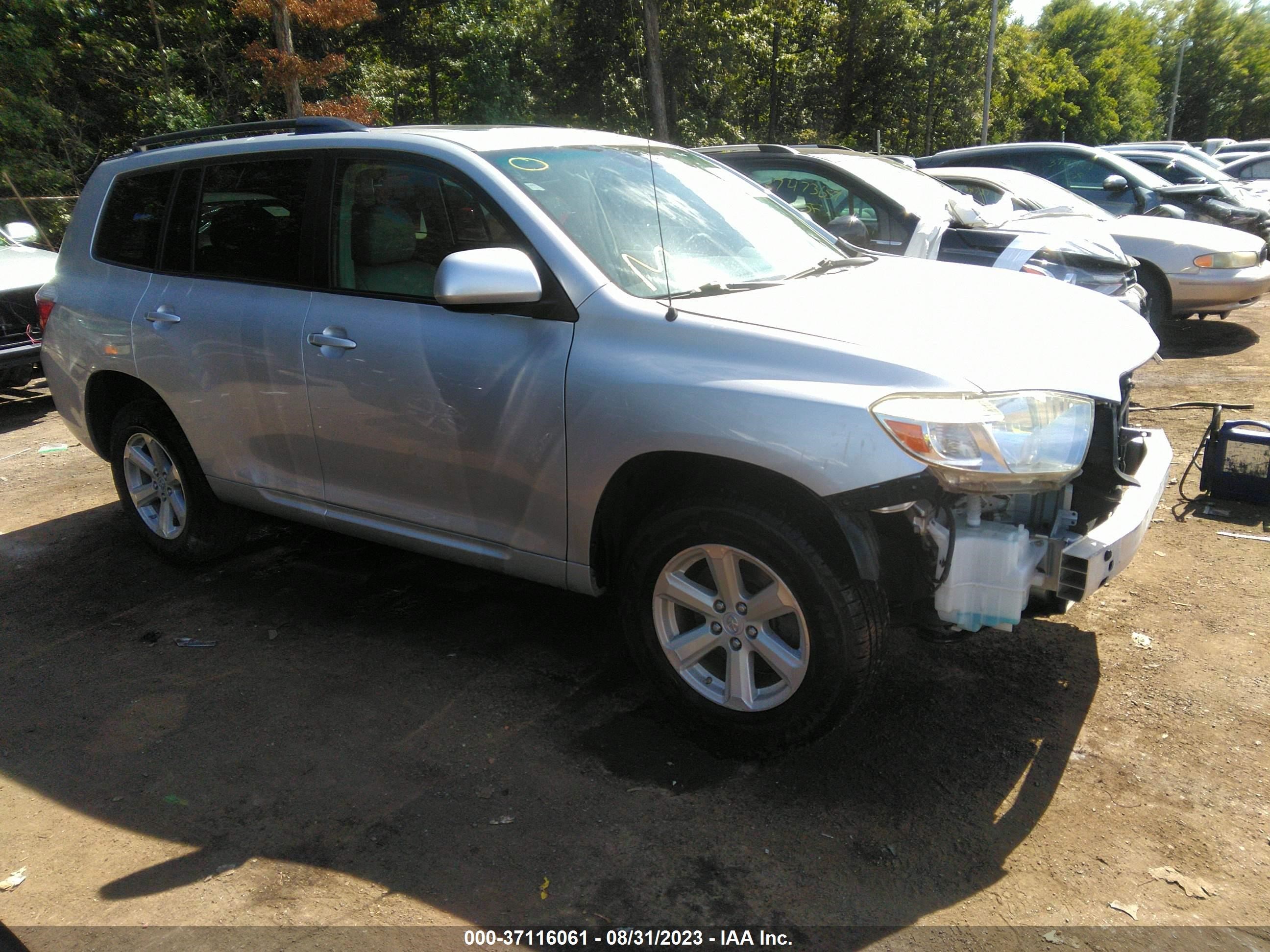 toyota highlander 2008 jteds41ax82015885