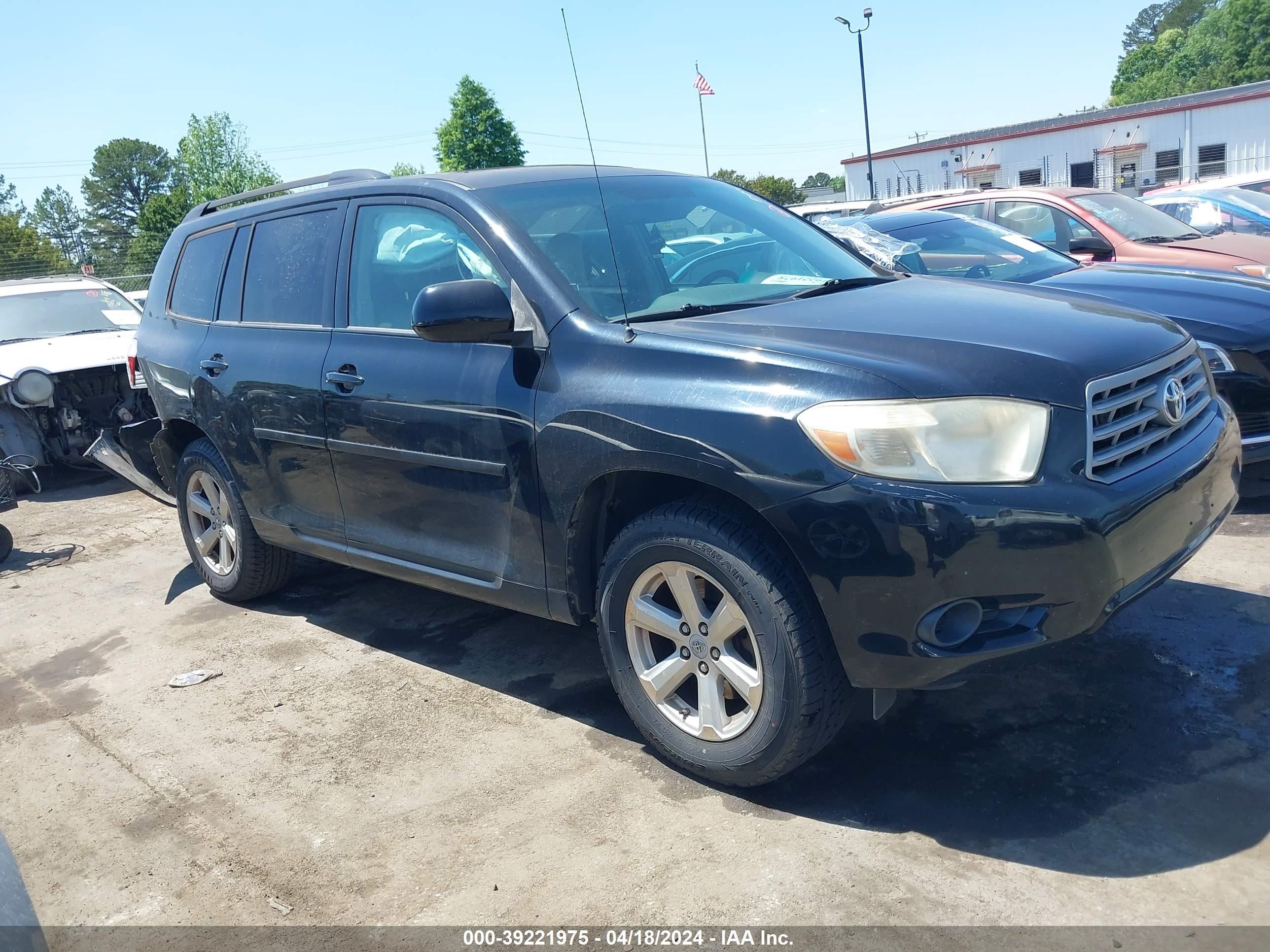 toyota highlander 2009 jteds41ax92088305