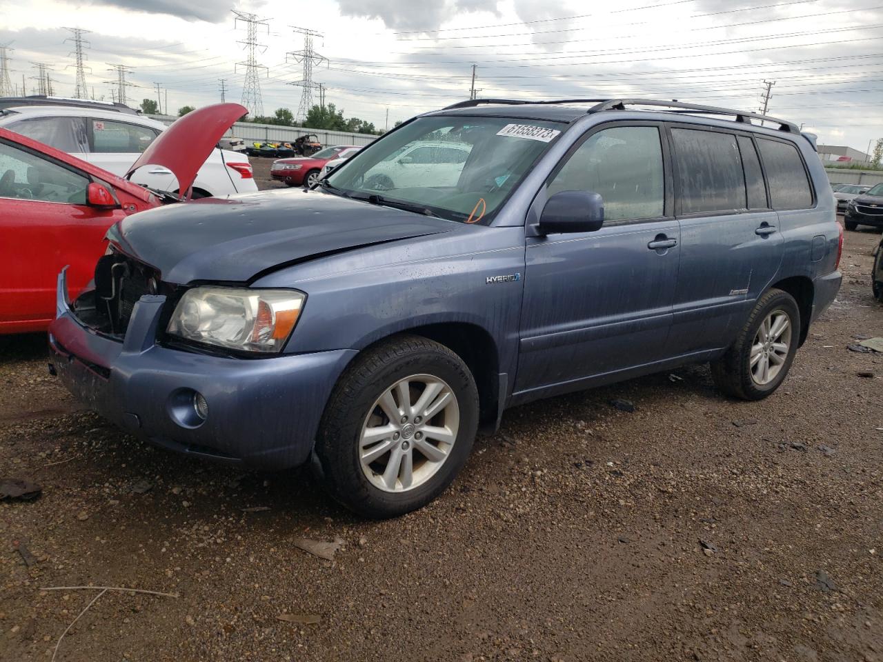 toyota highlander 2006 jtedw21a160015579