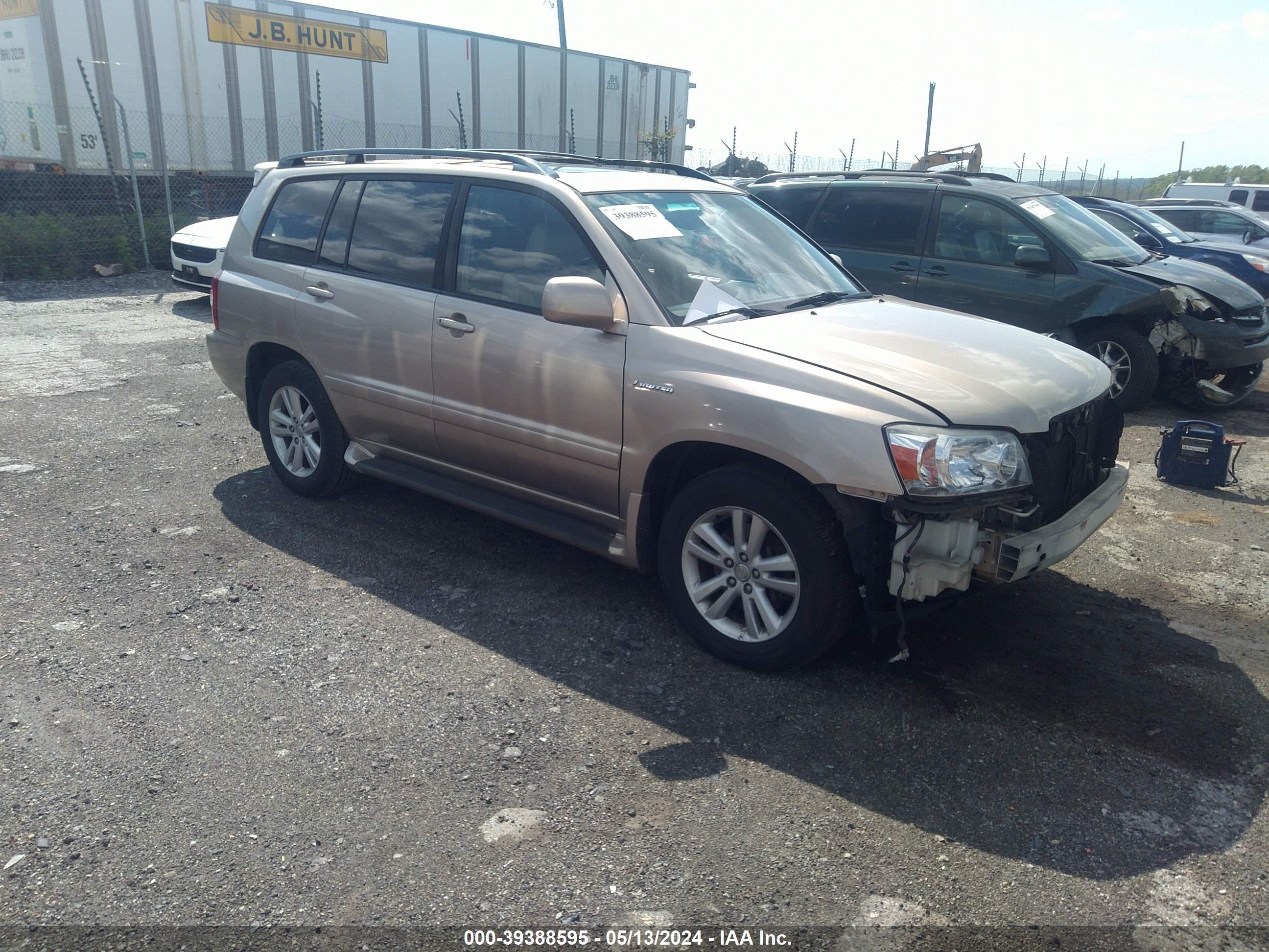 toyota highlander 2006 jtedw21a260003800