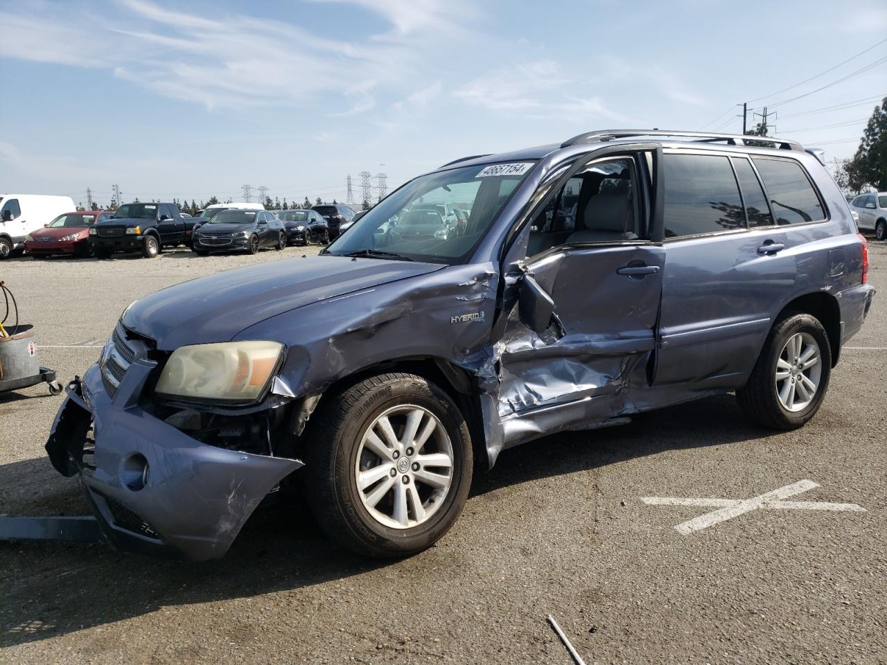 toyota highlander 2006 jtedw21a260010505