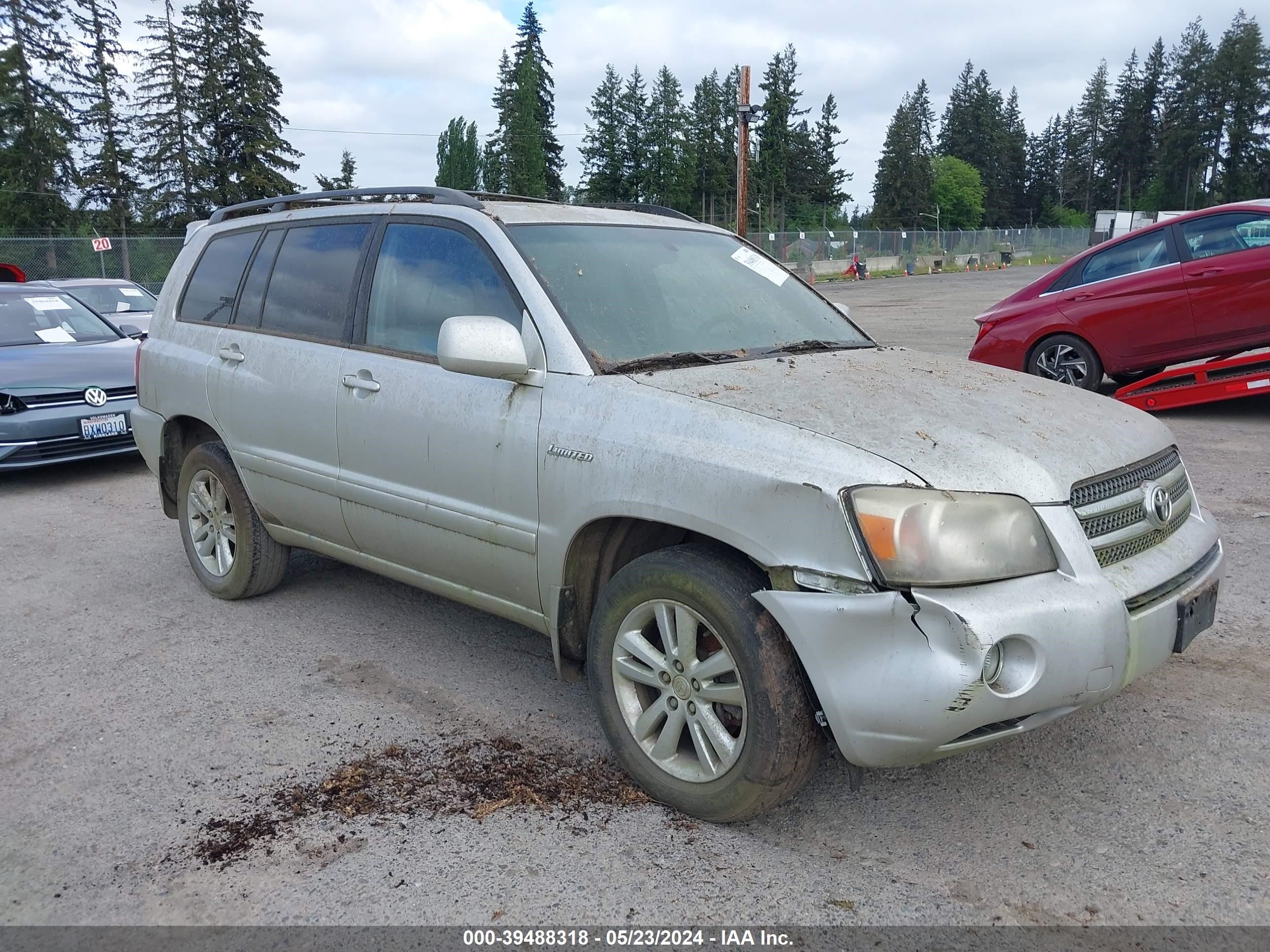 toyota highlander 2006 jtedw21a360004342