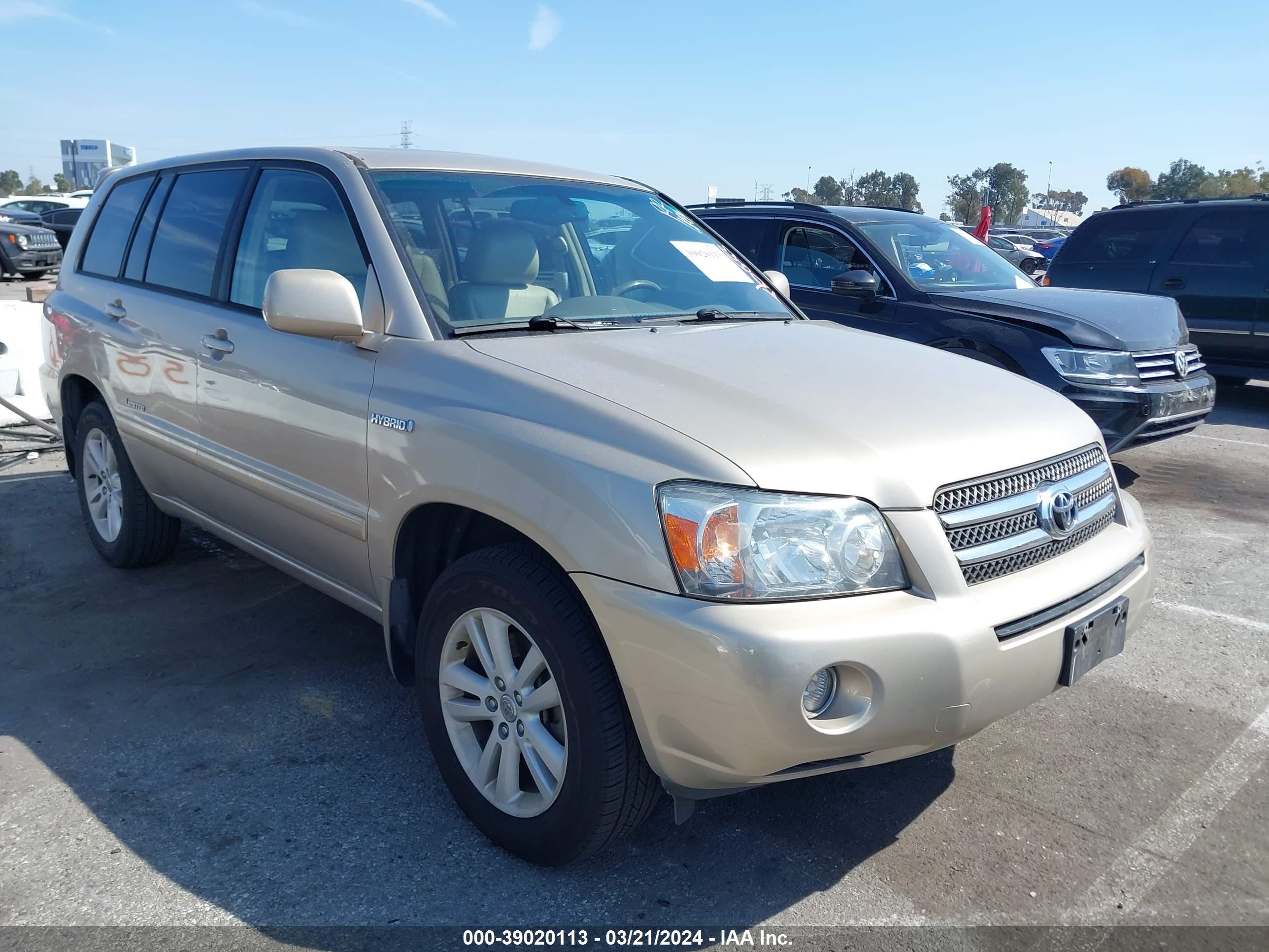 toyota highlander 2006 jtedw21a360015678