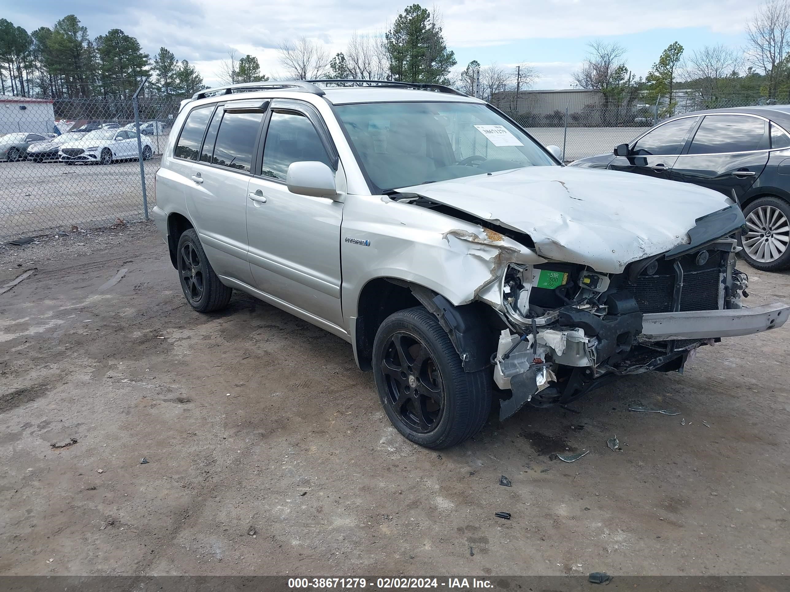 toyota highlander 2006 jtedw21a460009243