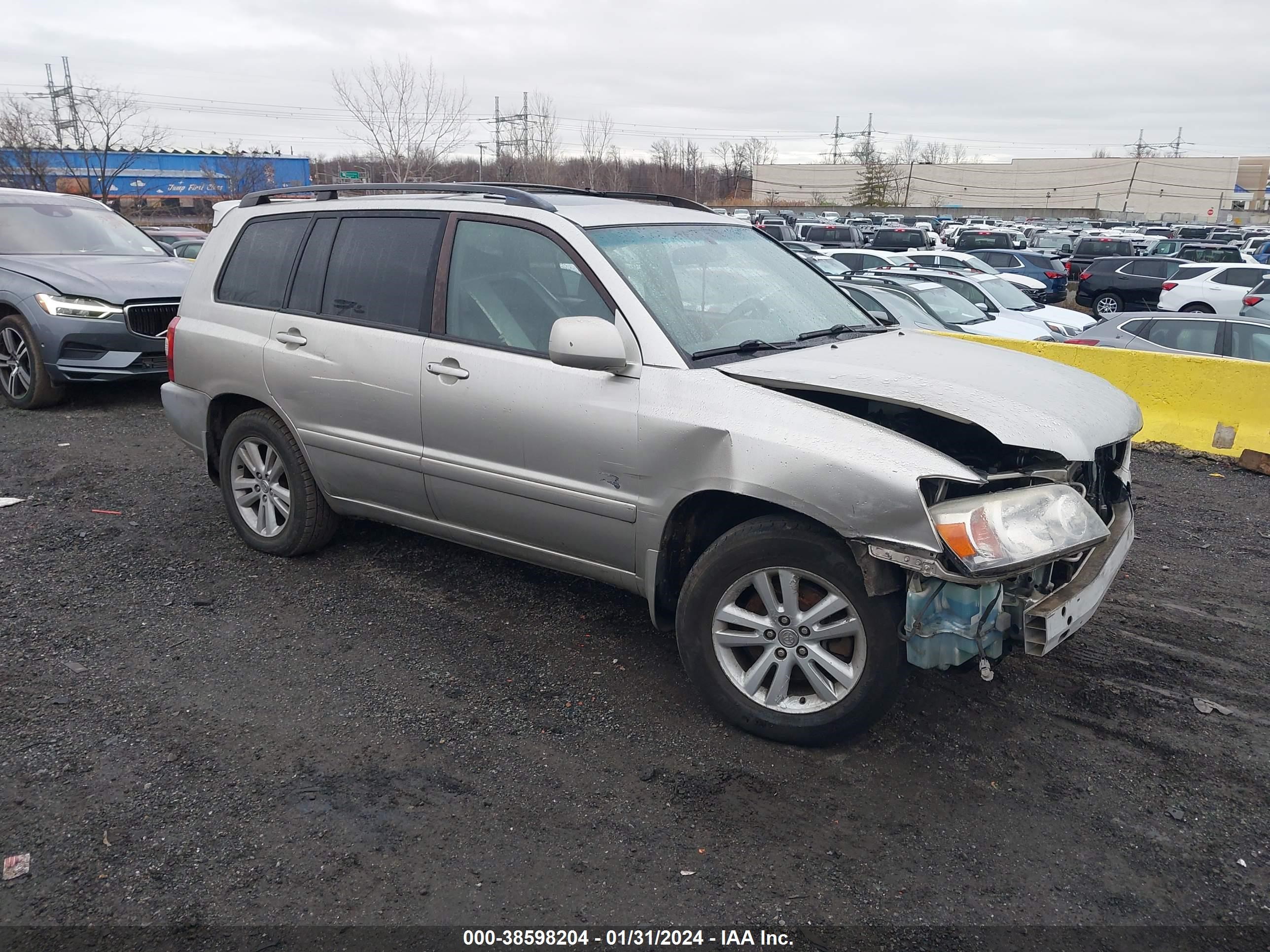 toyota highlander 2006 jtedw21a560002544