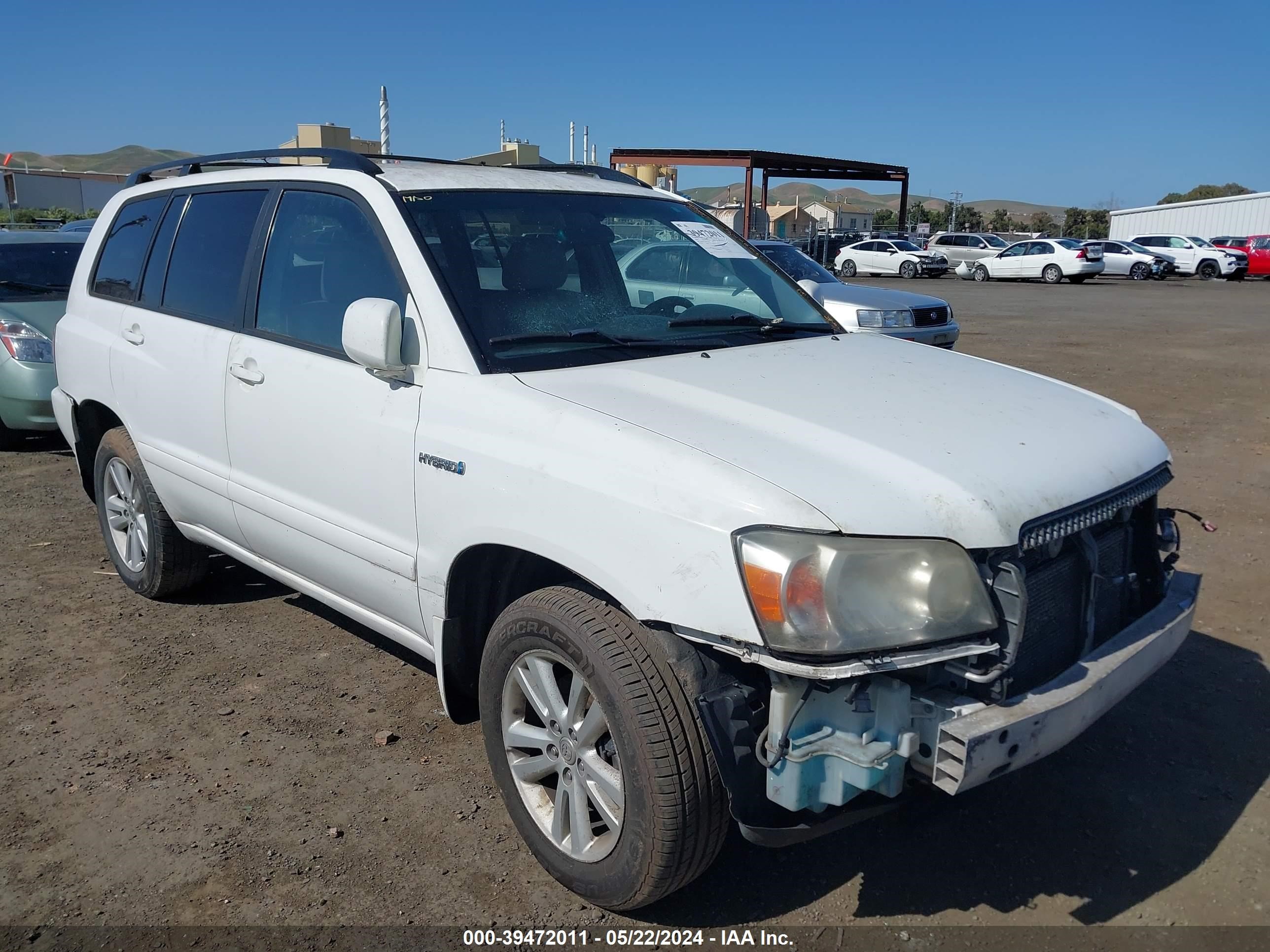 toyota highlander 2006 jtedw21a860015871