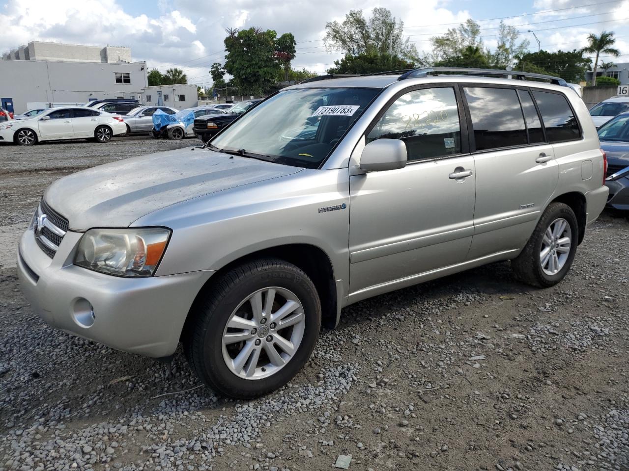 toyota highlander 2007 jtedw21a870020358