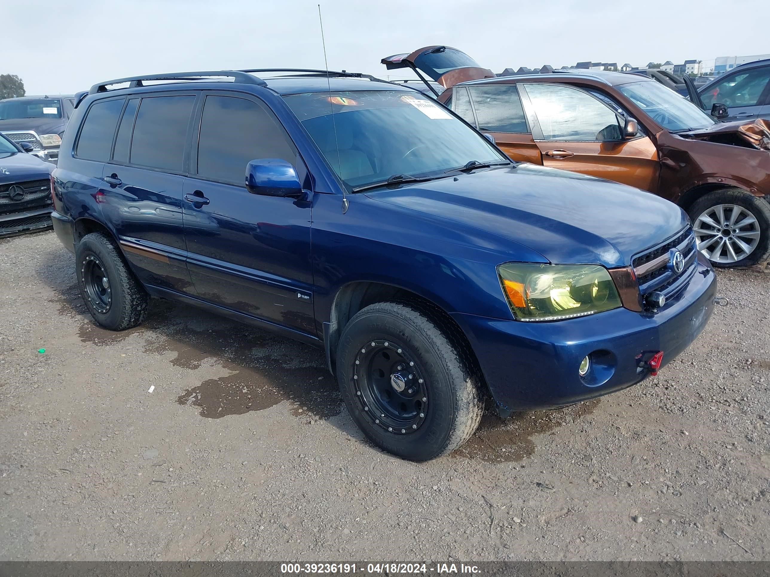 toyota highlander 2004 jteep21a040004149