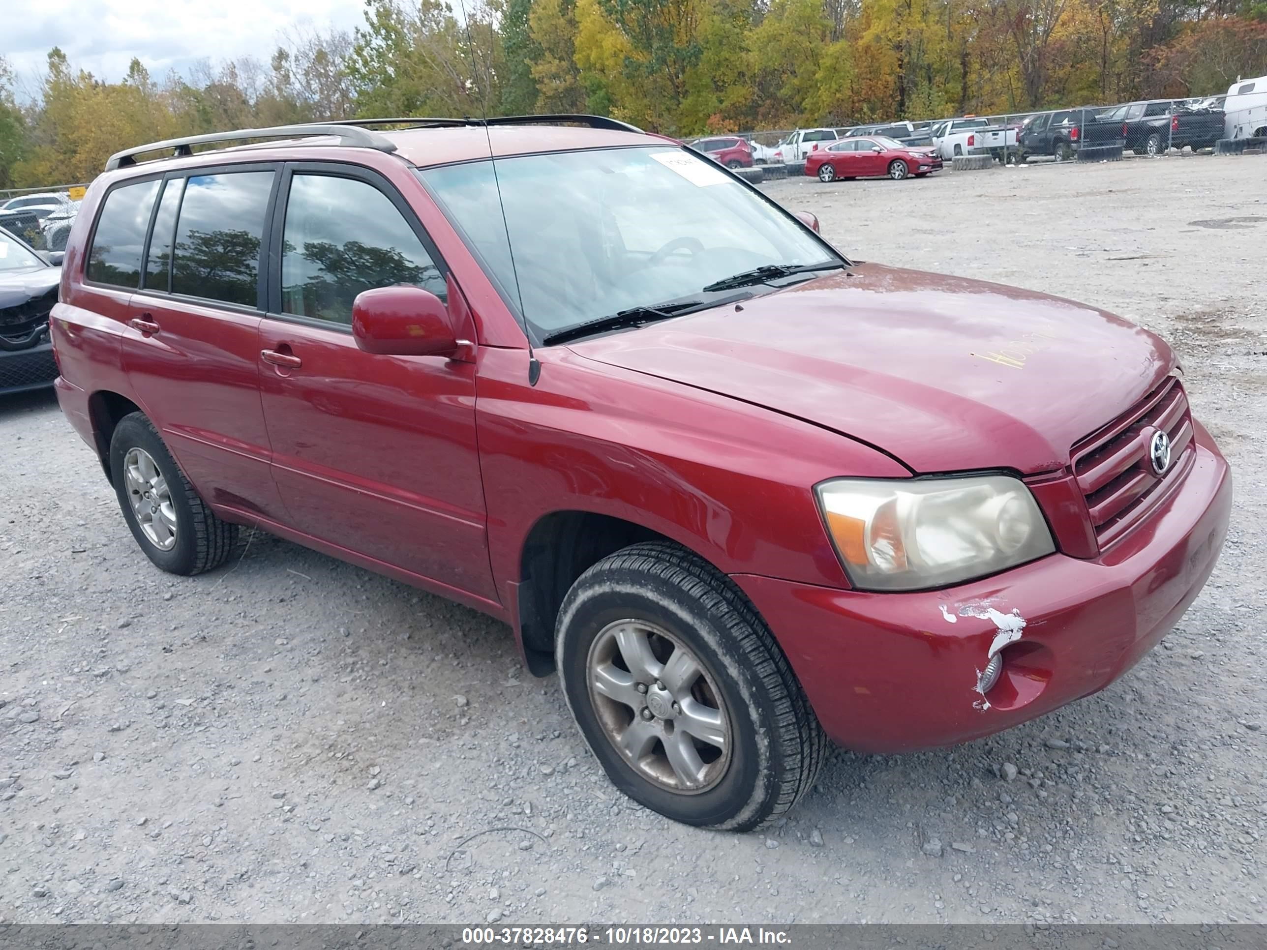 toyota highlander 2004 jteep21a040061113