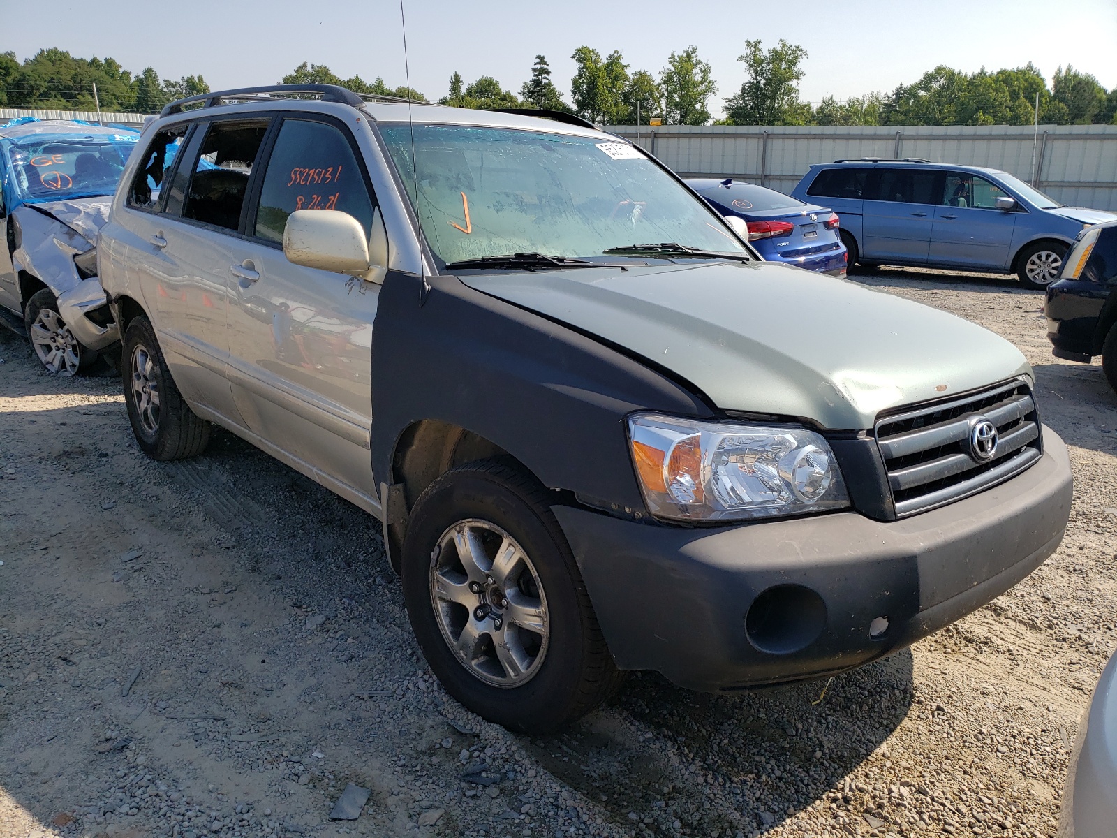 toyota highlander 2005 jteep21a050118055