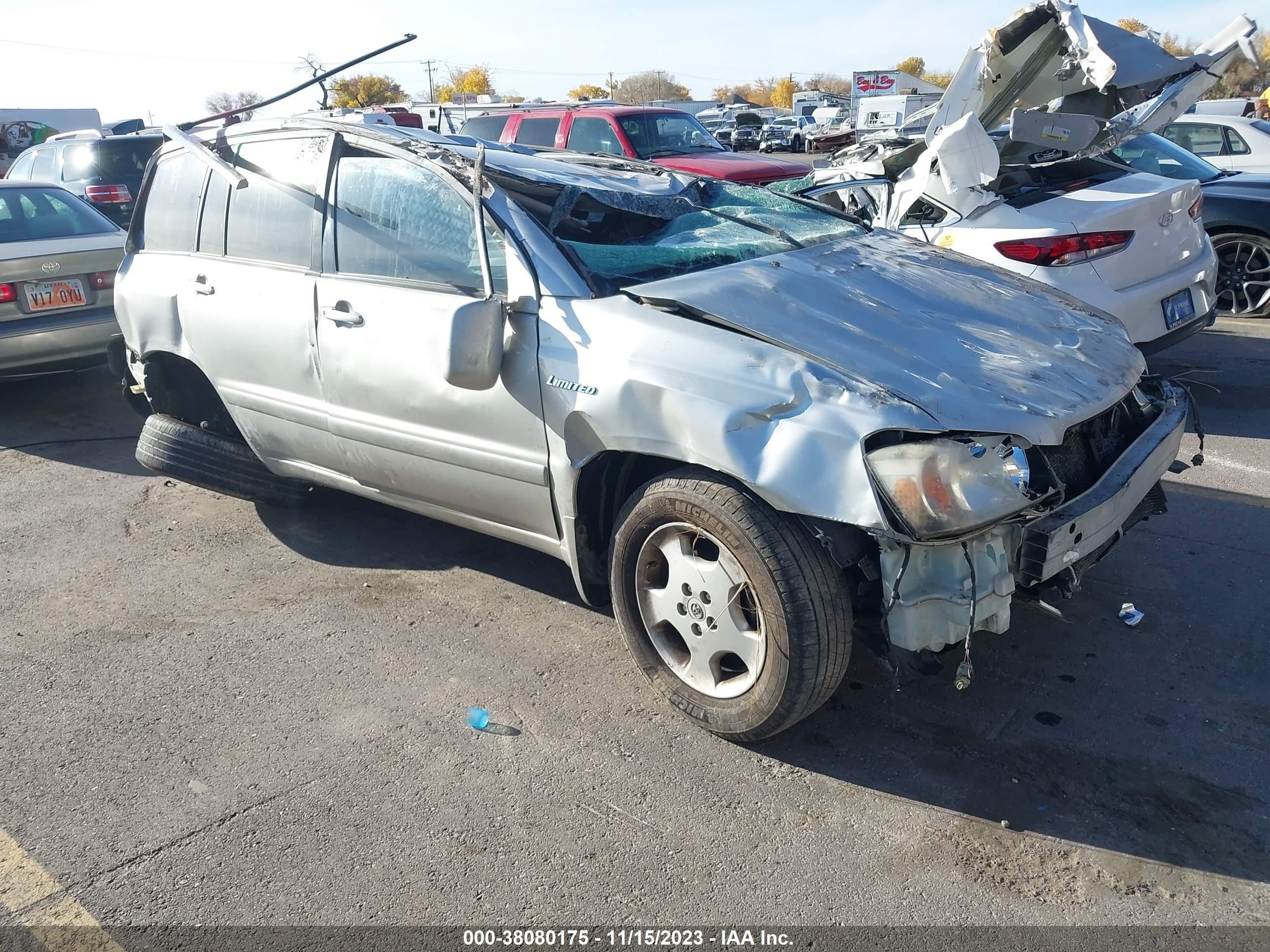 toyota highlander 2006 jteep21a060157195