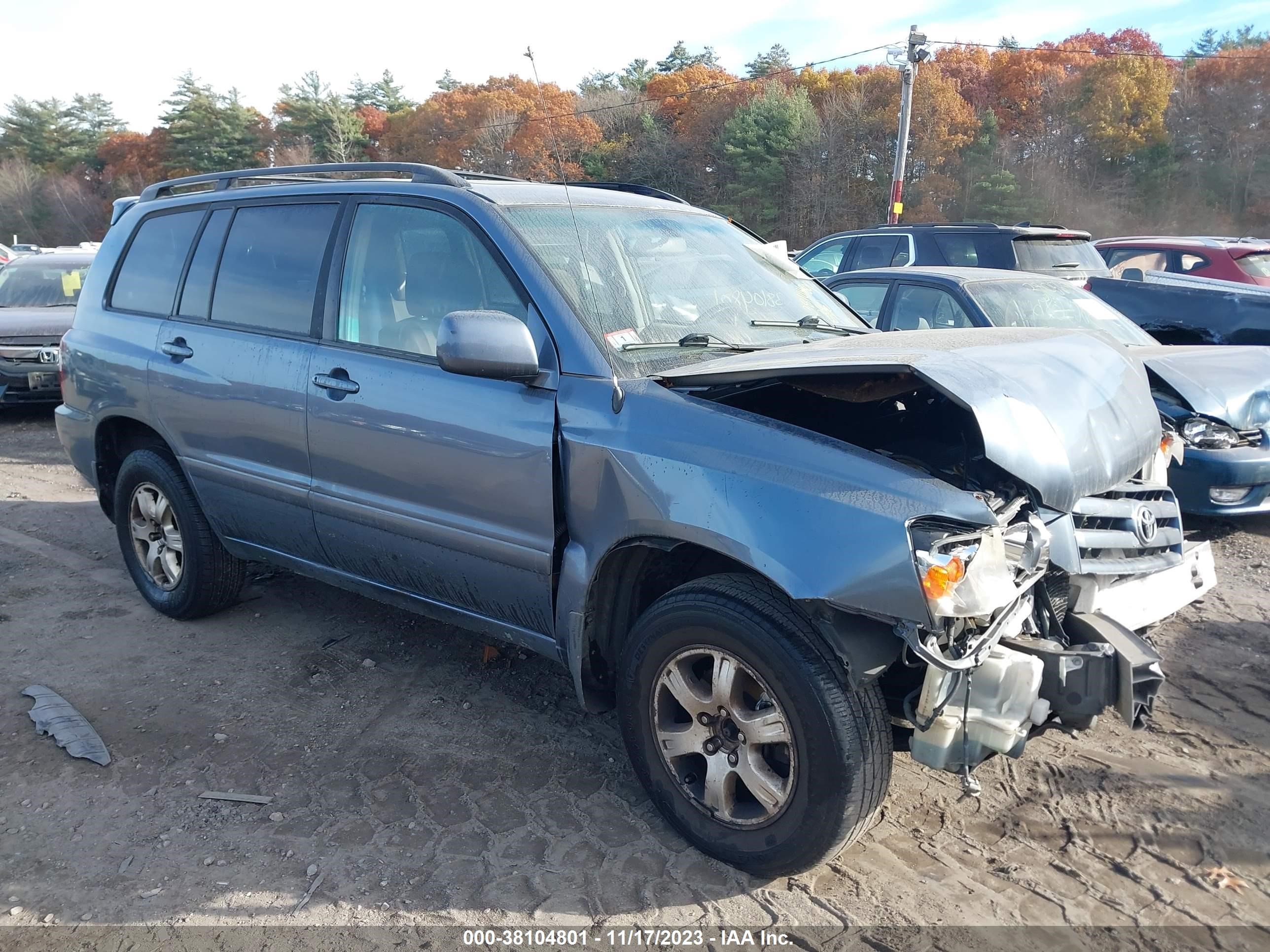 toyota highlander 2007 jteep21a070193812