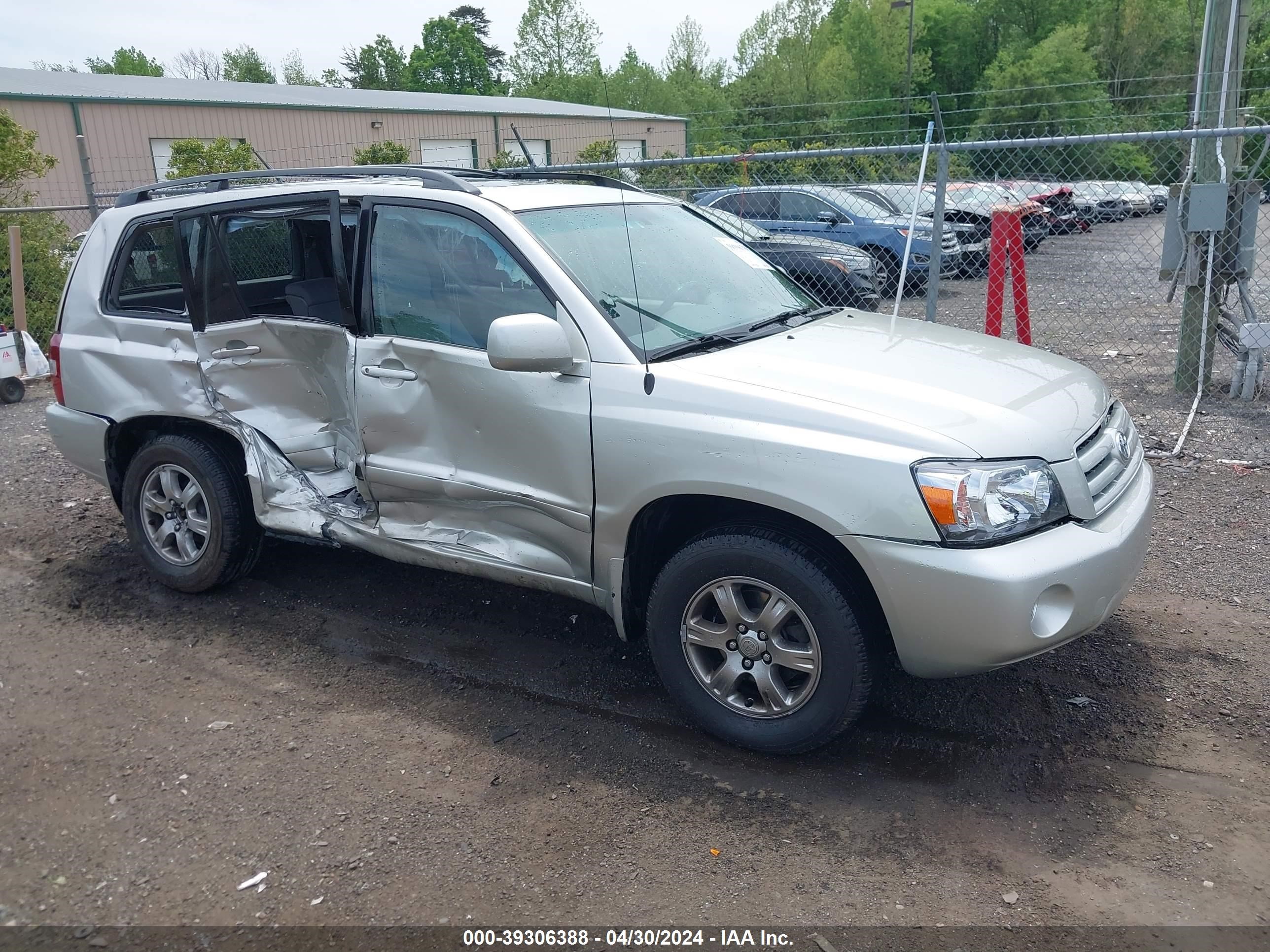 toyota highlander 2005 jteep21a150132210