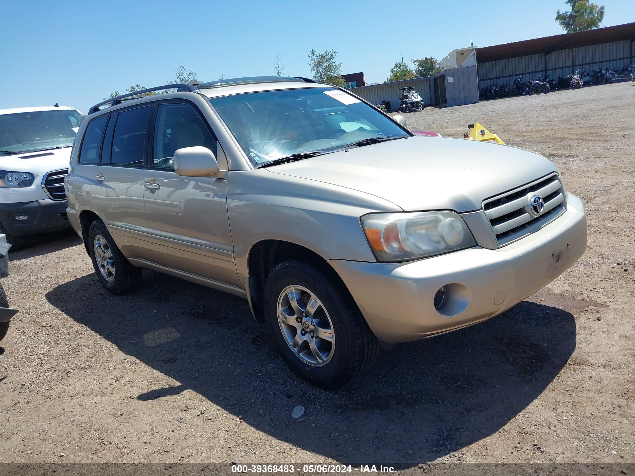 toyota highlander 2004 jteep21a240065003