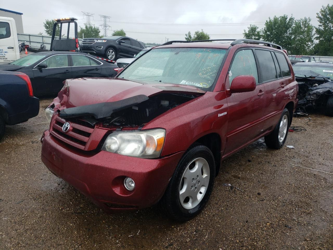 toyota highlander 2005 jteep21a250088766