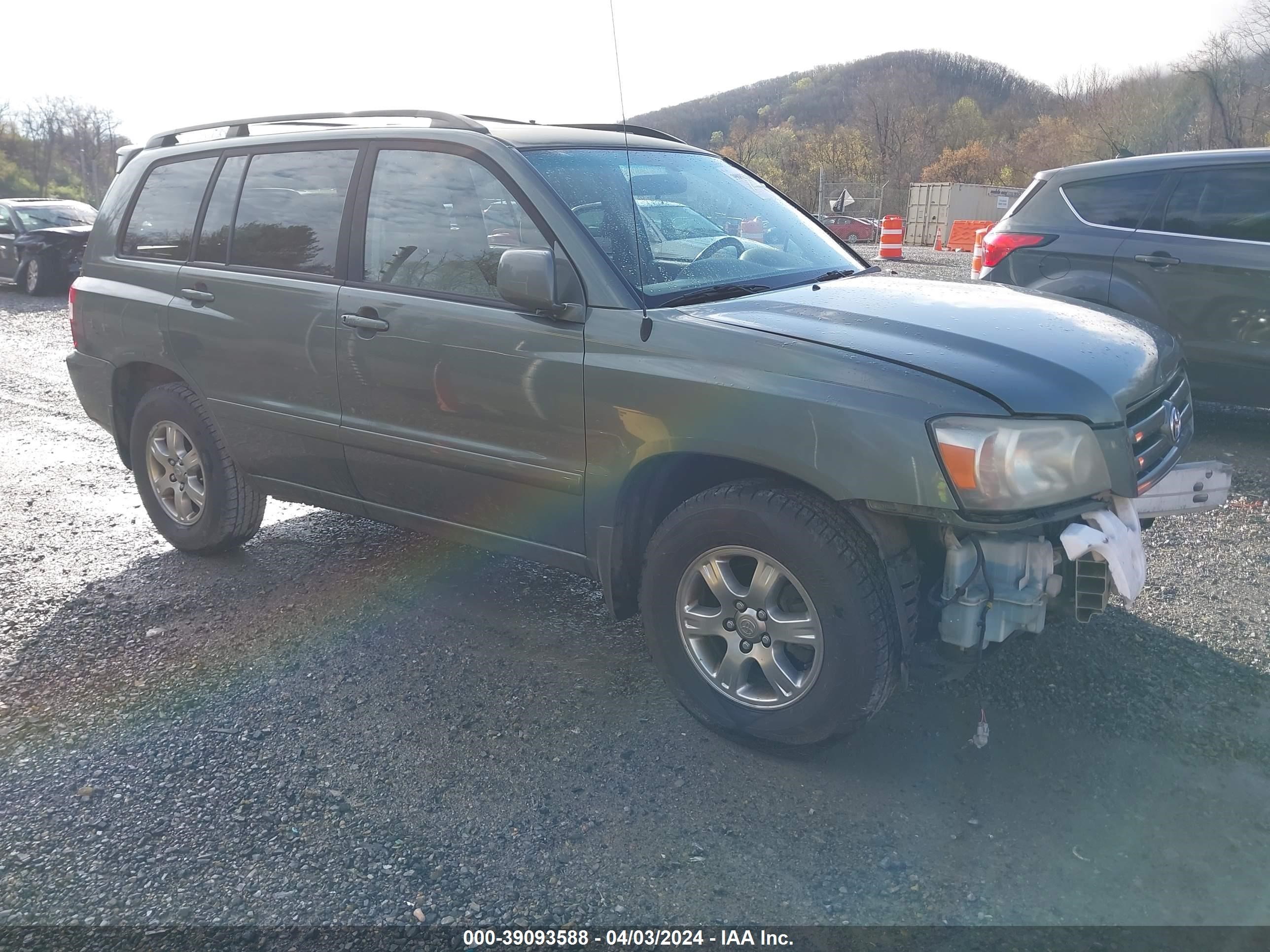 toyota highlander 2007 jteep21a270201182