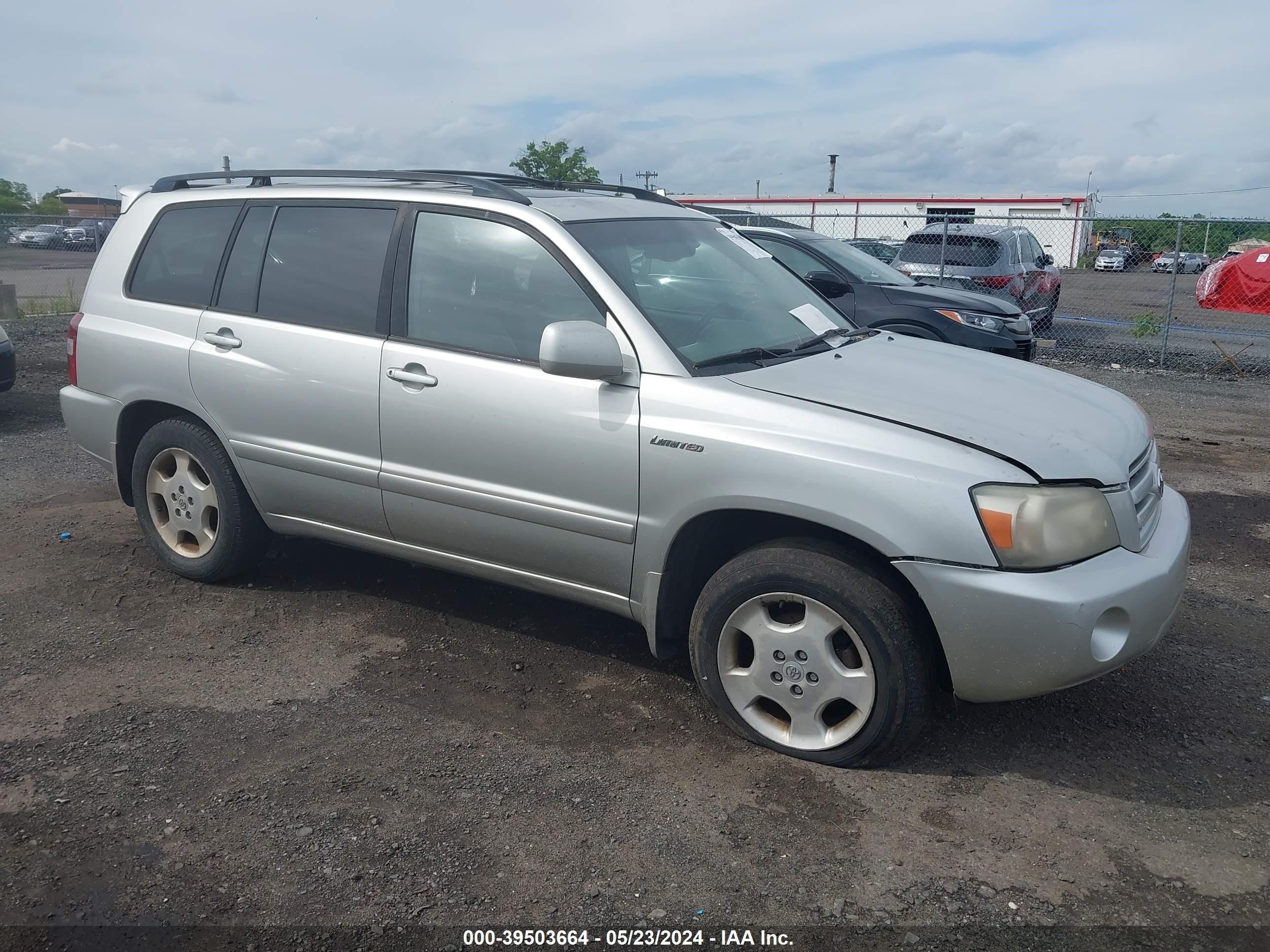 toyota highlander 2005 jteep21a350083351