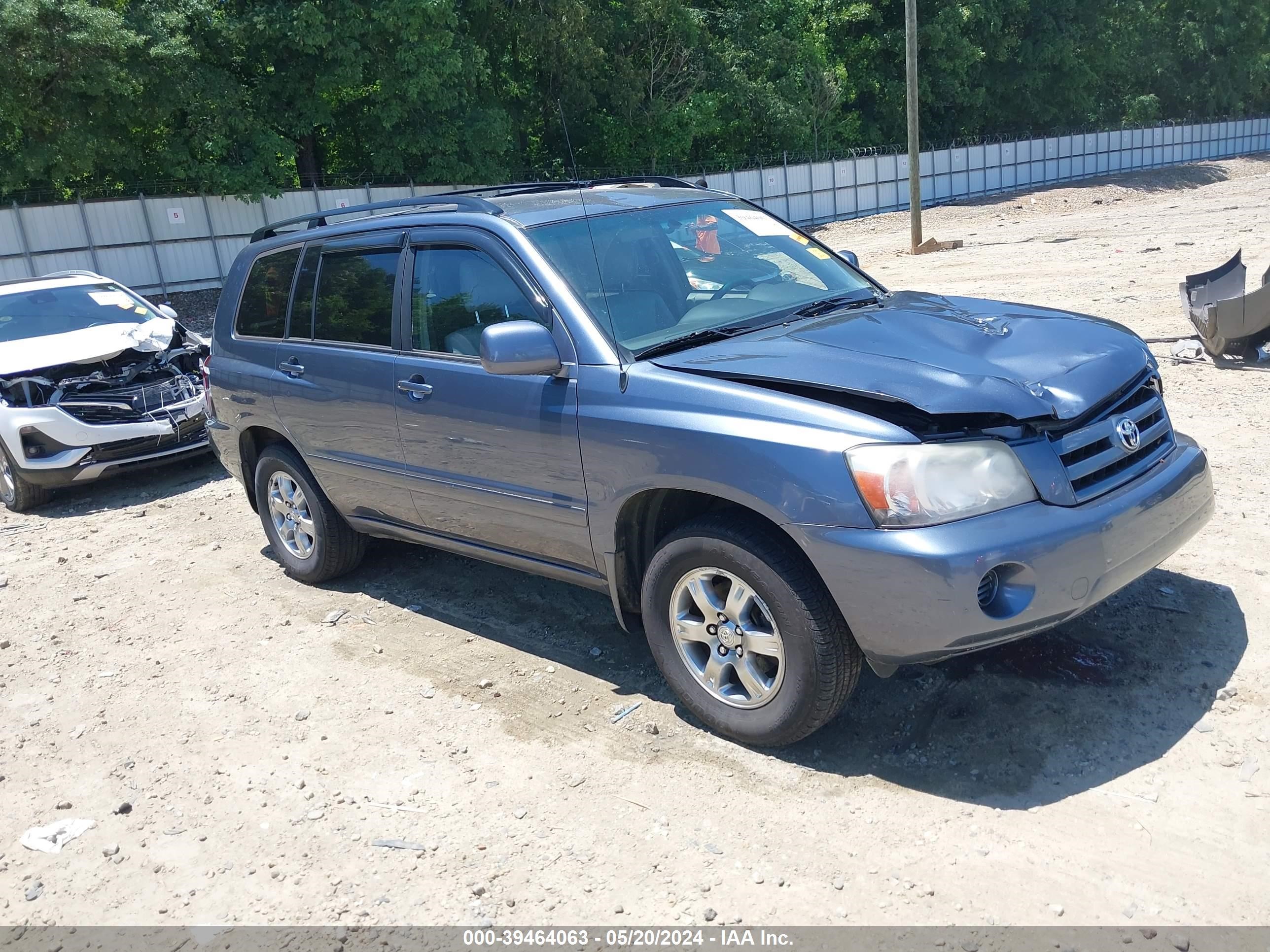 toyota highlander 2006 jteep21a360150029