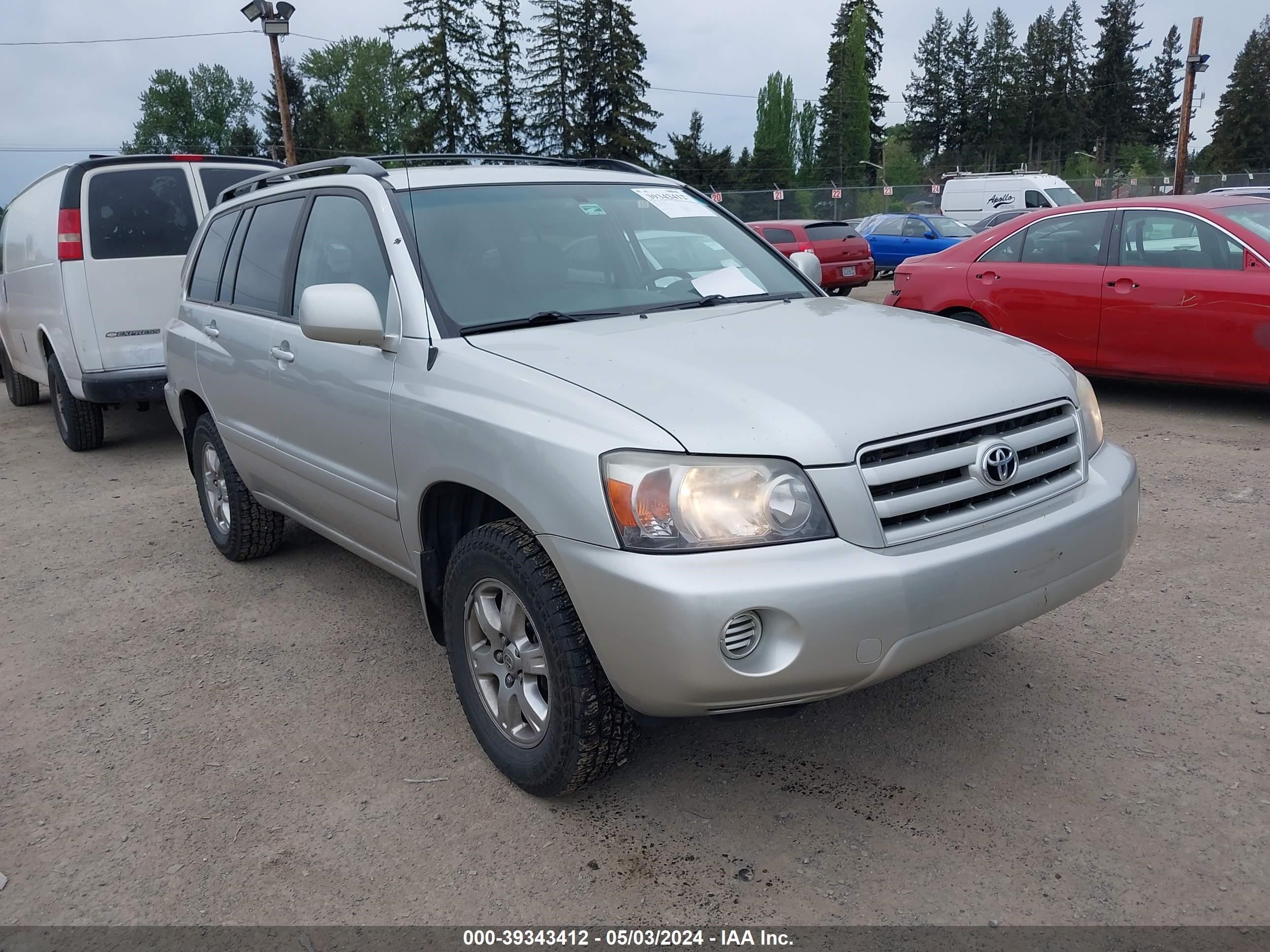 toyota highlander 2007 jteep21a470198589