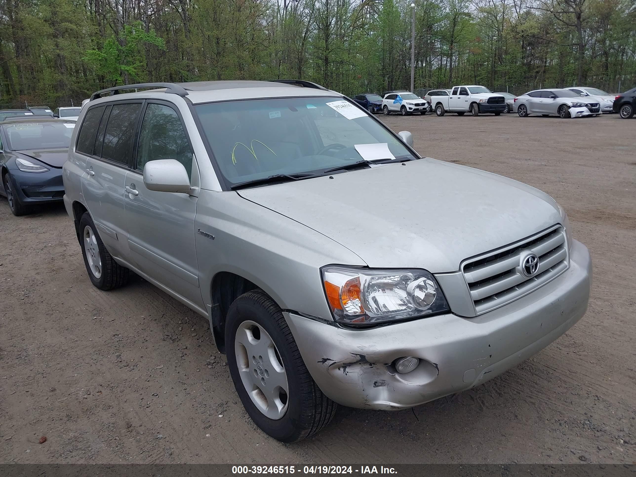 toyota highlander 2004 jteep21a640031680