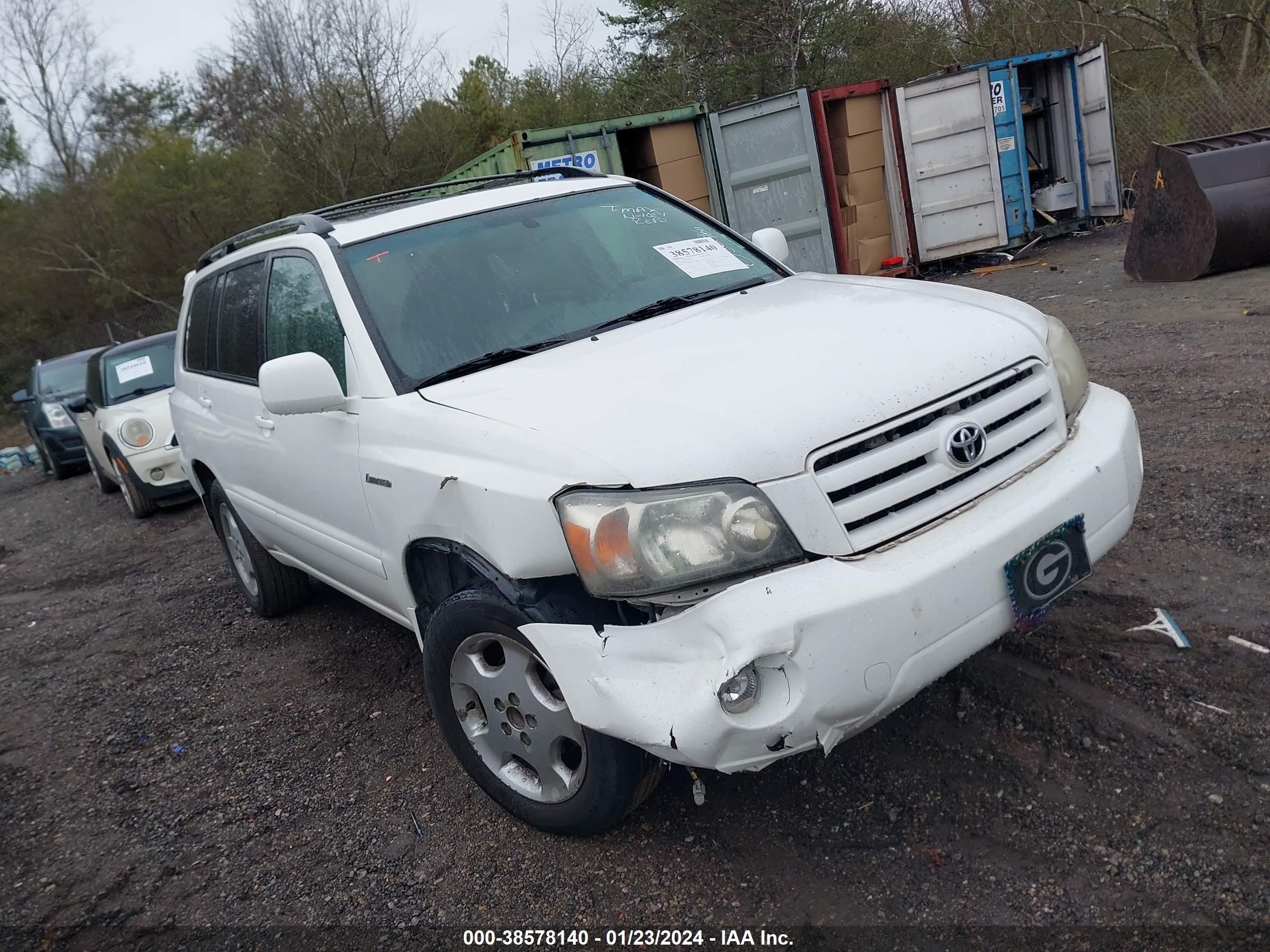 toyota highlander 2004 jteep21a740052960