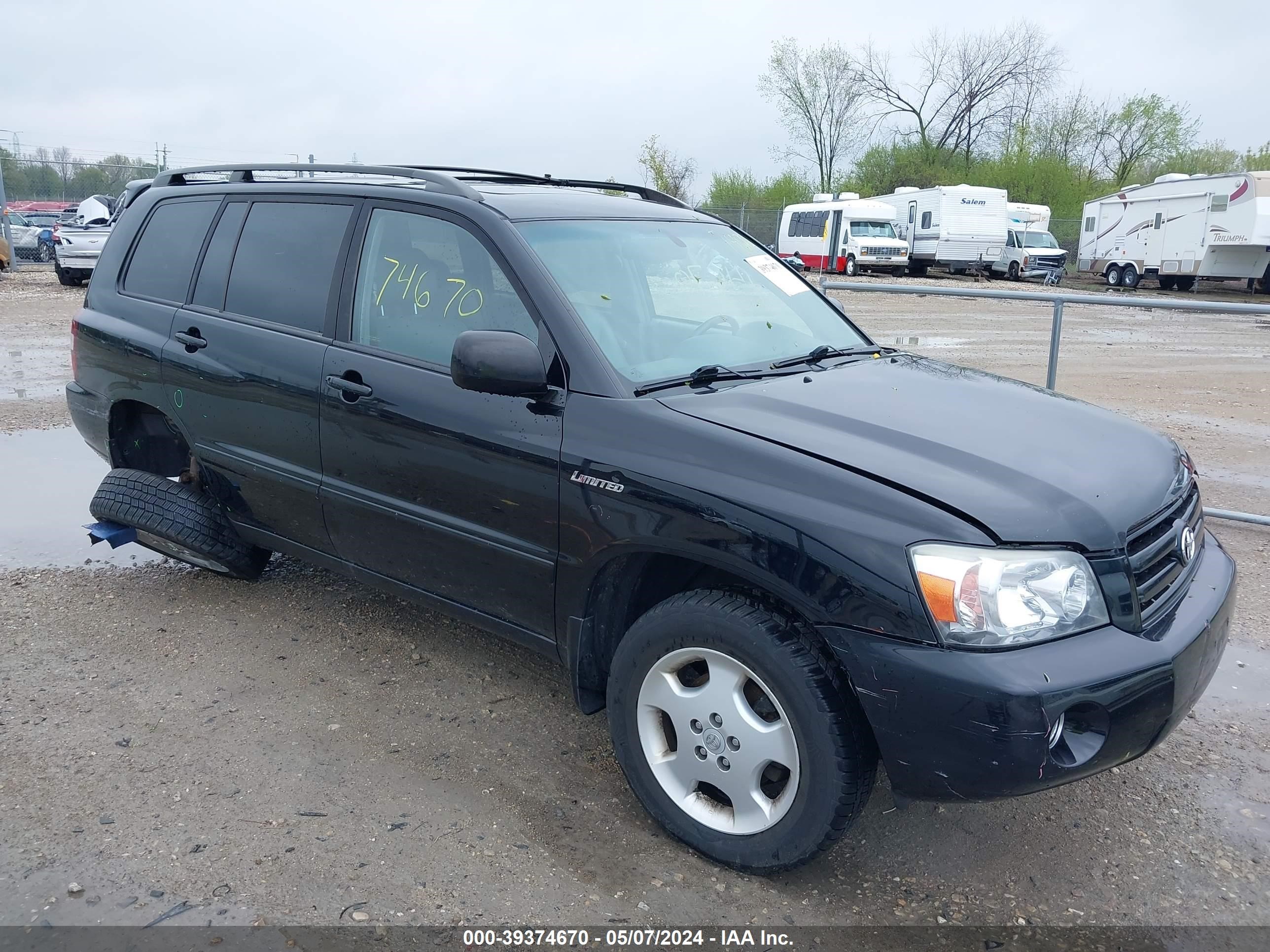 toyota highlander 2005 jteep21a750103746