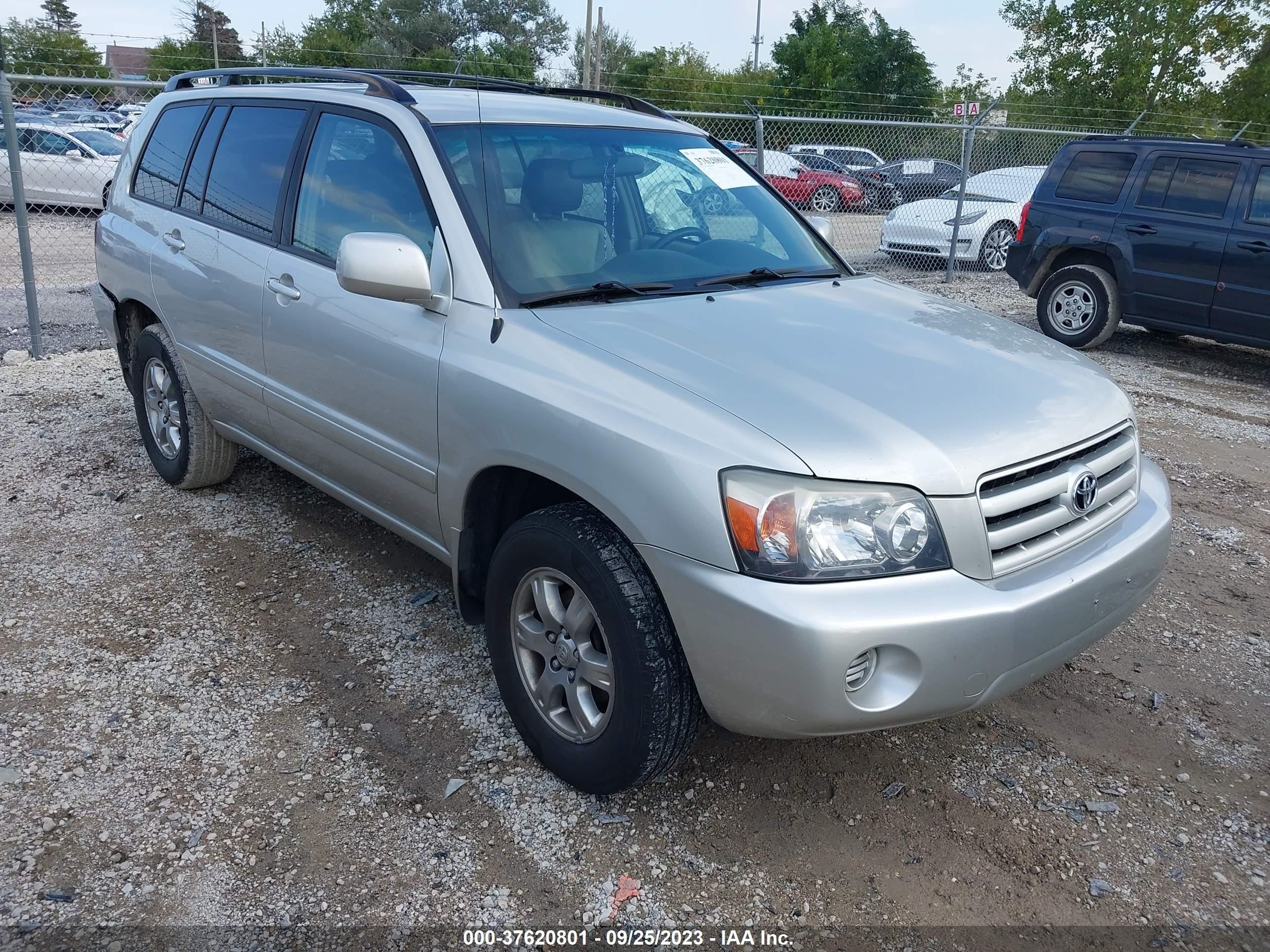 toyota highlander 2005 jteep21a850114660