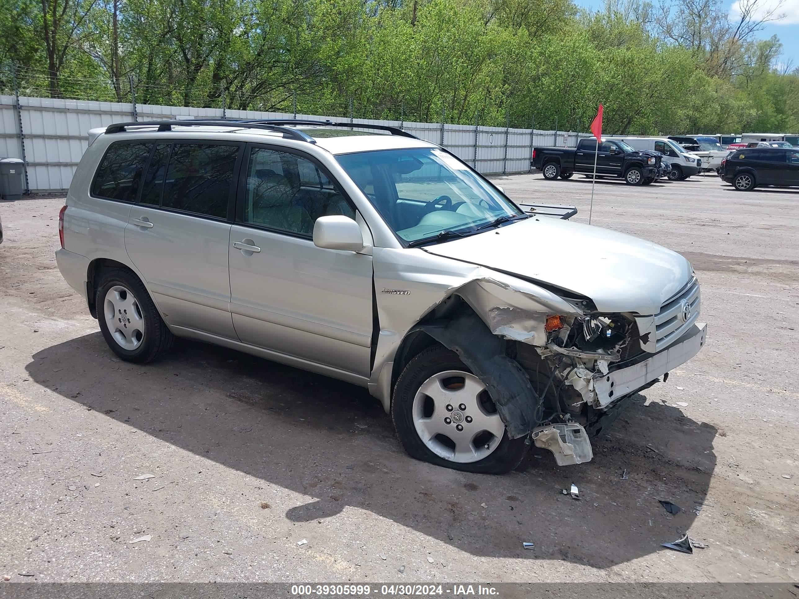 toyota highlander 2005 jteep21a950132746