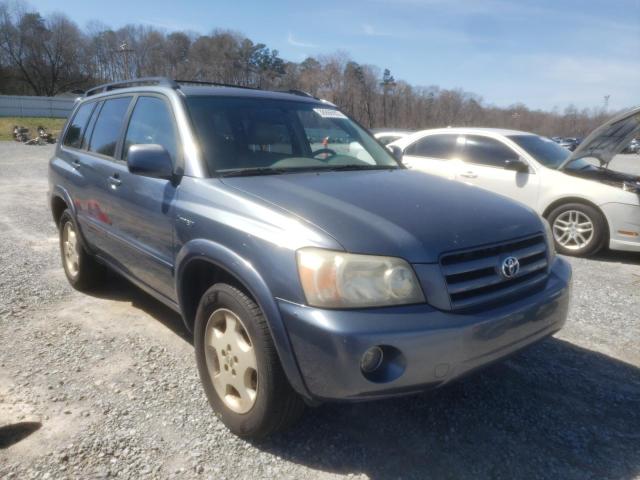 toyota highlander 2005 jteep21ax50101831