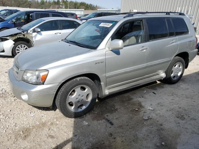 toyota highlander 2006 jteep21ax60160637