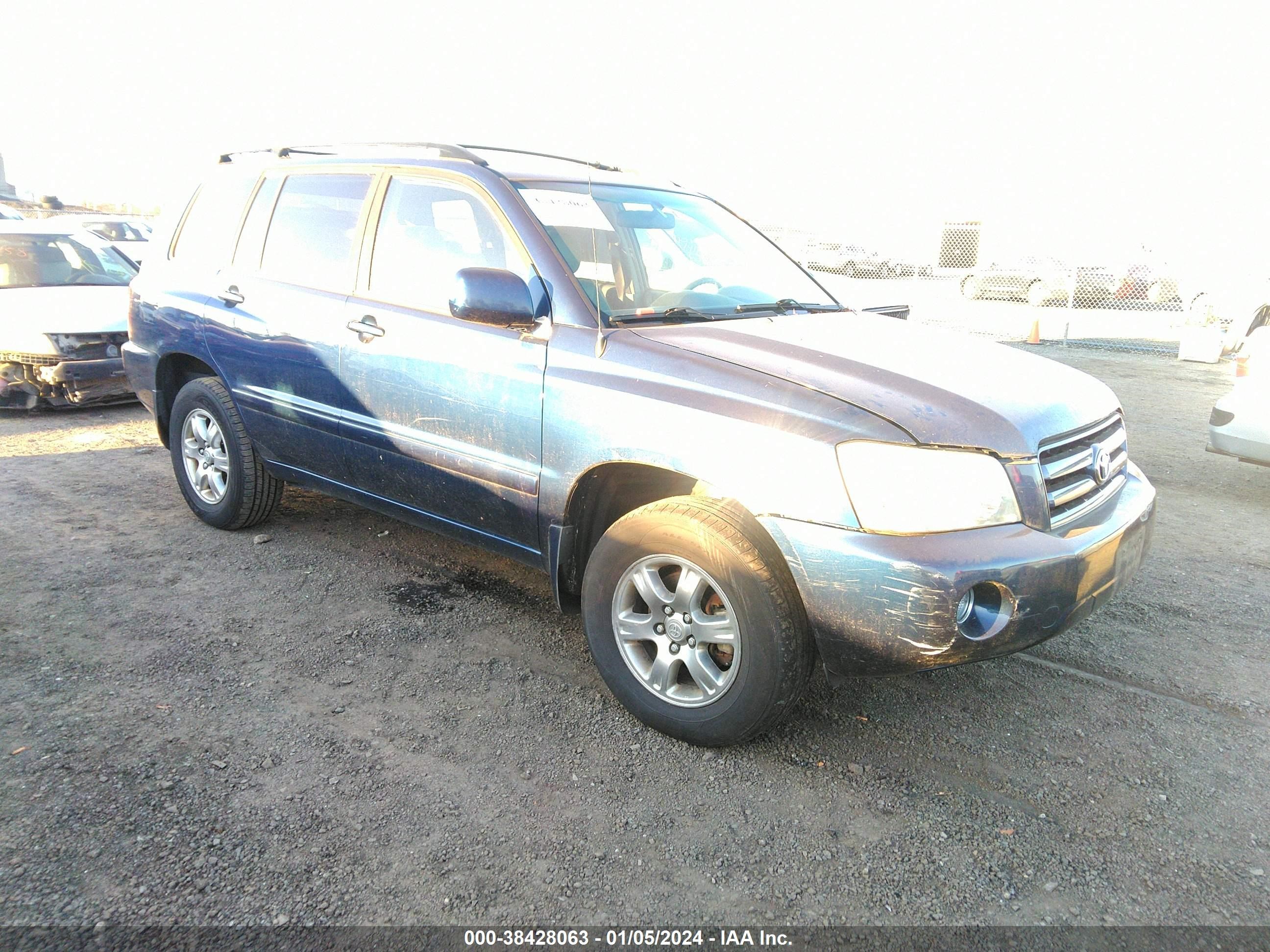 toyota highlander 2006 jteep21ax60174893