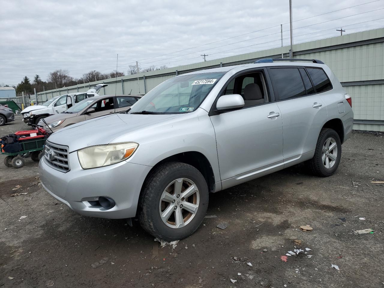 toyota highlander 2008 jtees41a182102854