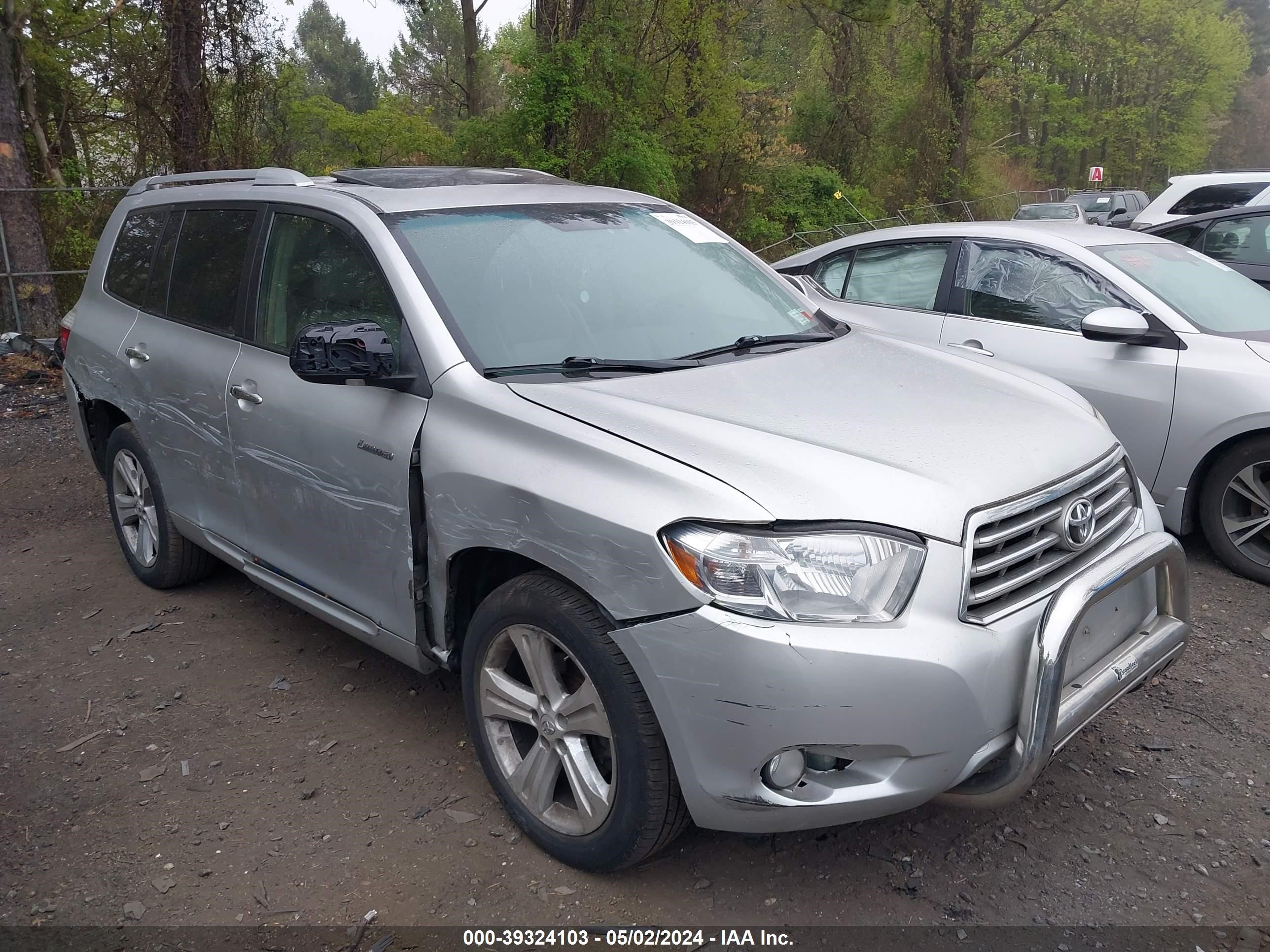 toyota highlander 2008 jtees42a282017584