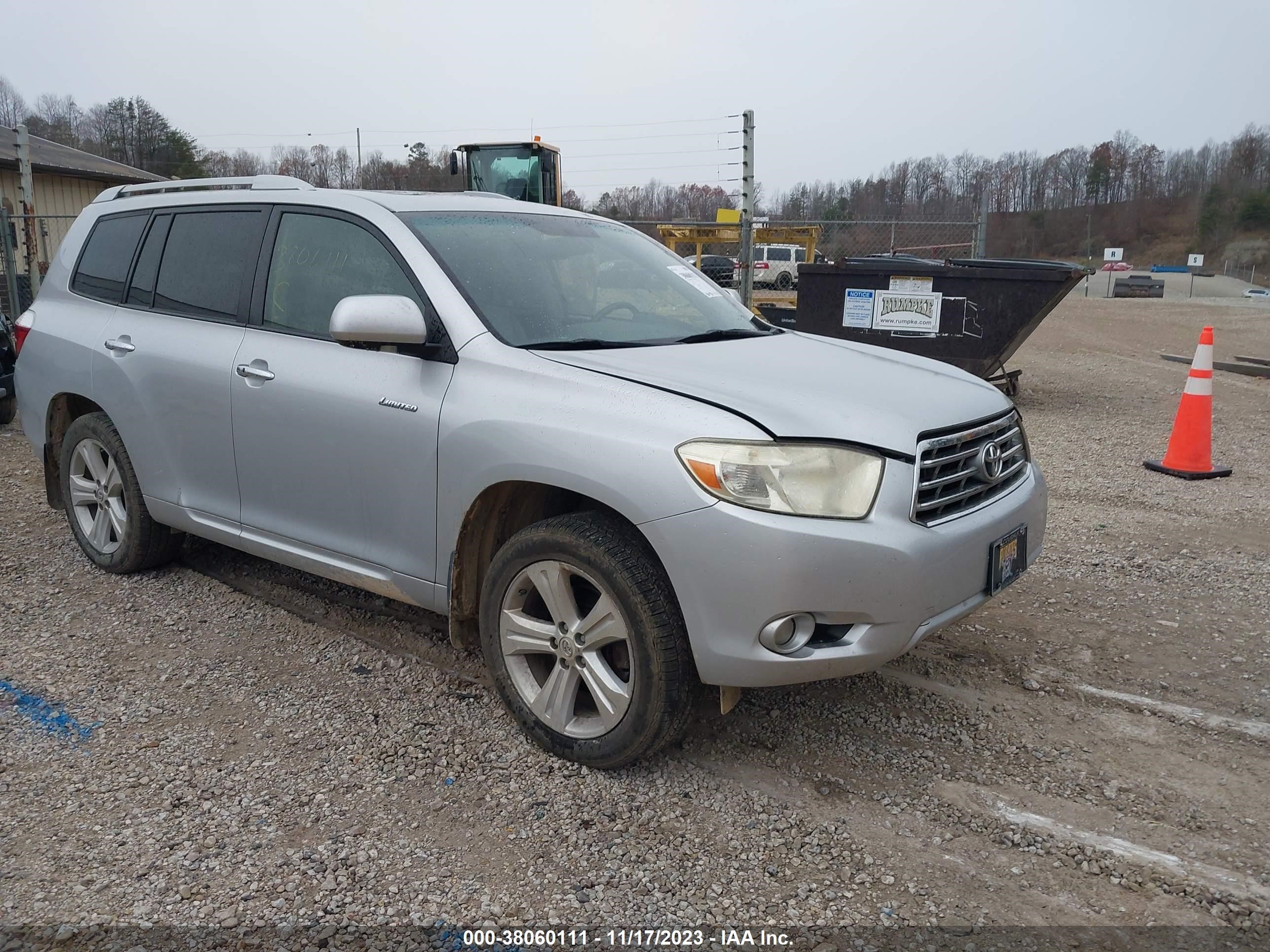 toyota highlander 2008 jtees42a882070824