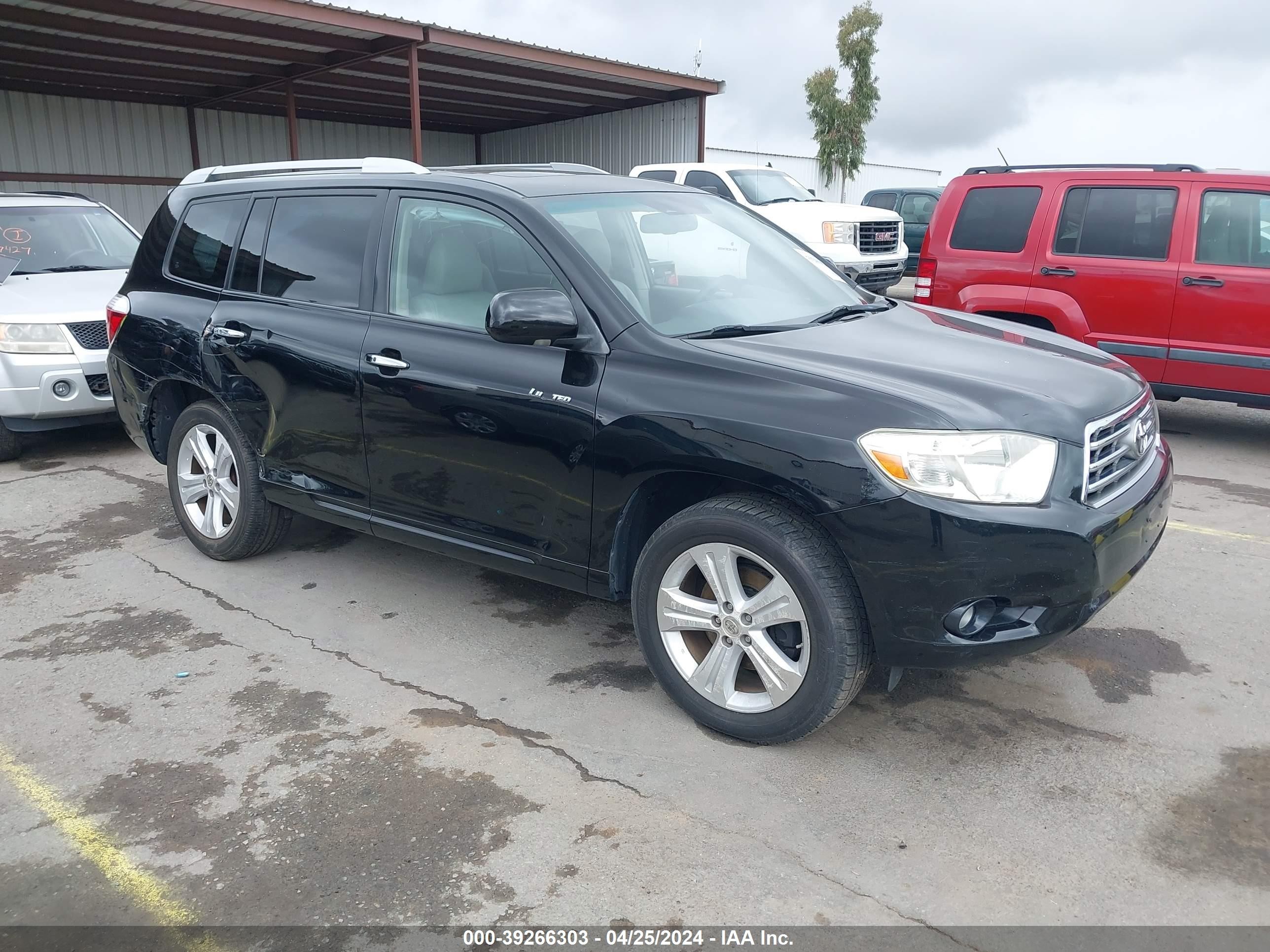 toyota highlander 2008 jtees42ax82013590