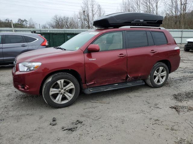 toyota highlander 2008 jtees43a282071496