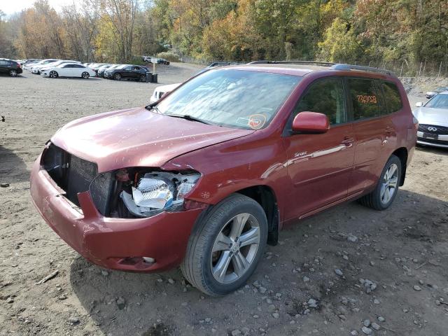 toyota highlander 2008 jtees43a482108063