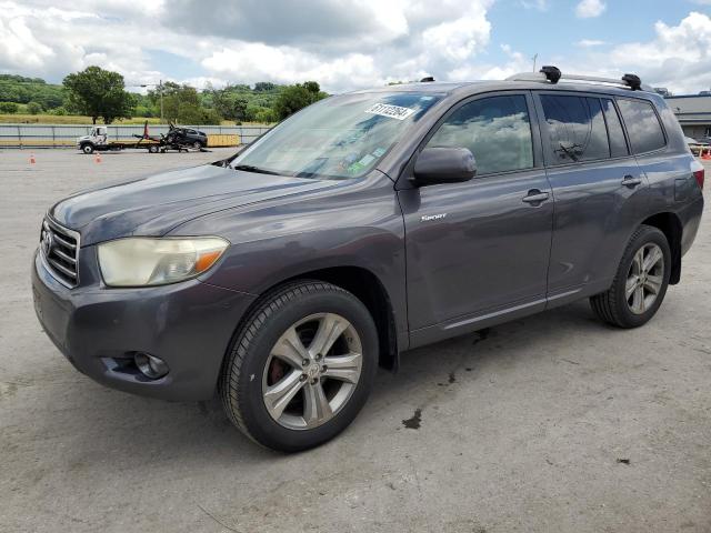 toyota highlander 2008 jtees43ax82078602