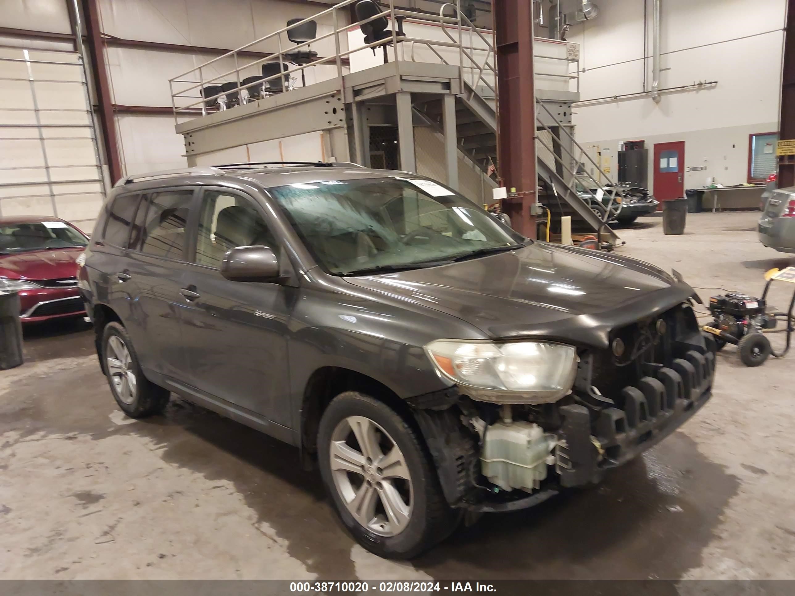 toyota highlander 2008 jtees43ax82087784