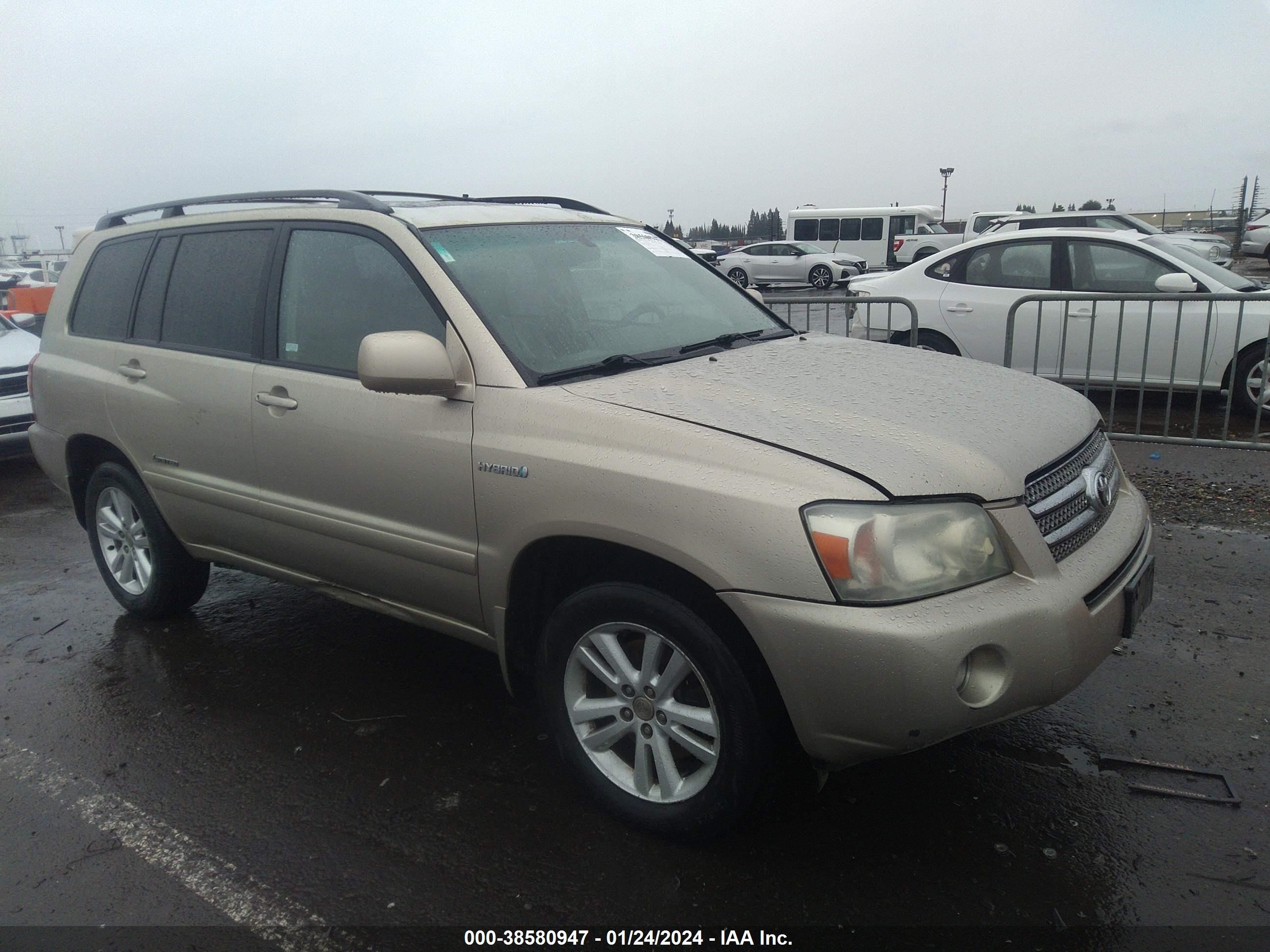 toyota highlander 2006 jteew21a160027462