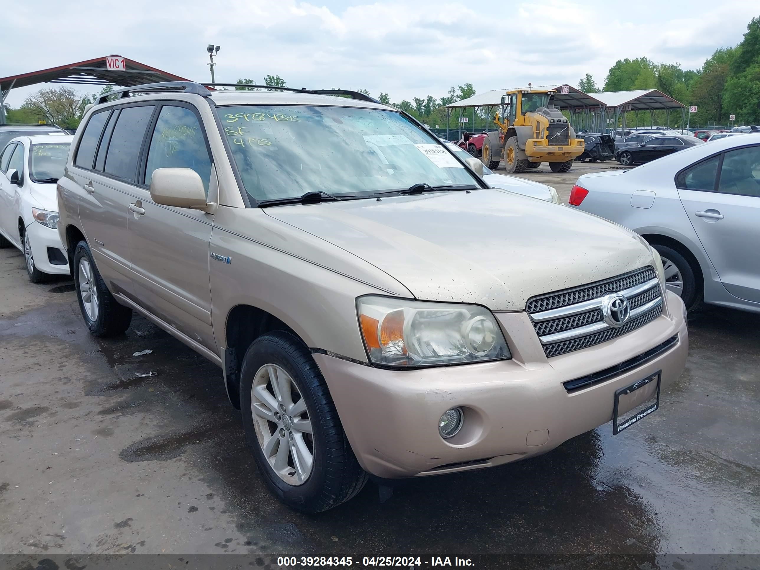 toyota highlander 2006 jteew21a360024904